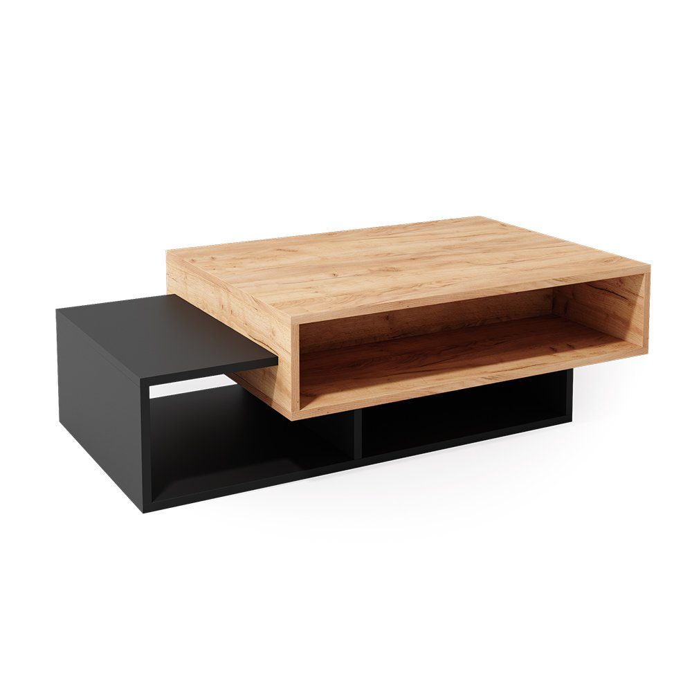 Vicco Couchtisch Bari, Anthrazit/Goldkraft Eiche, 105 günstig online kaufen