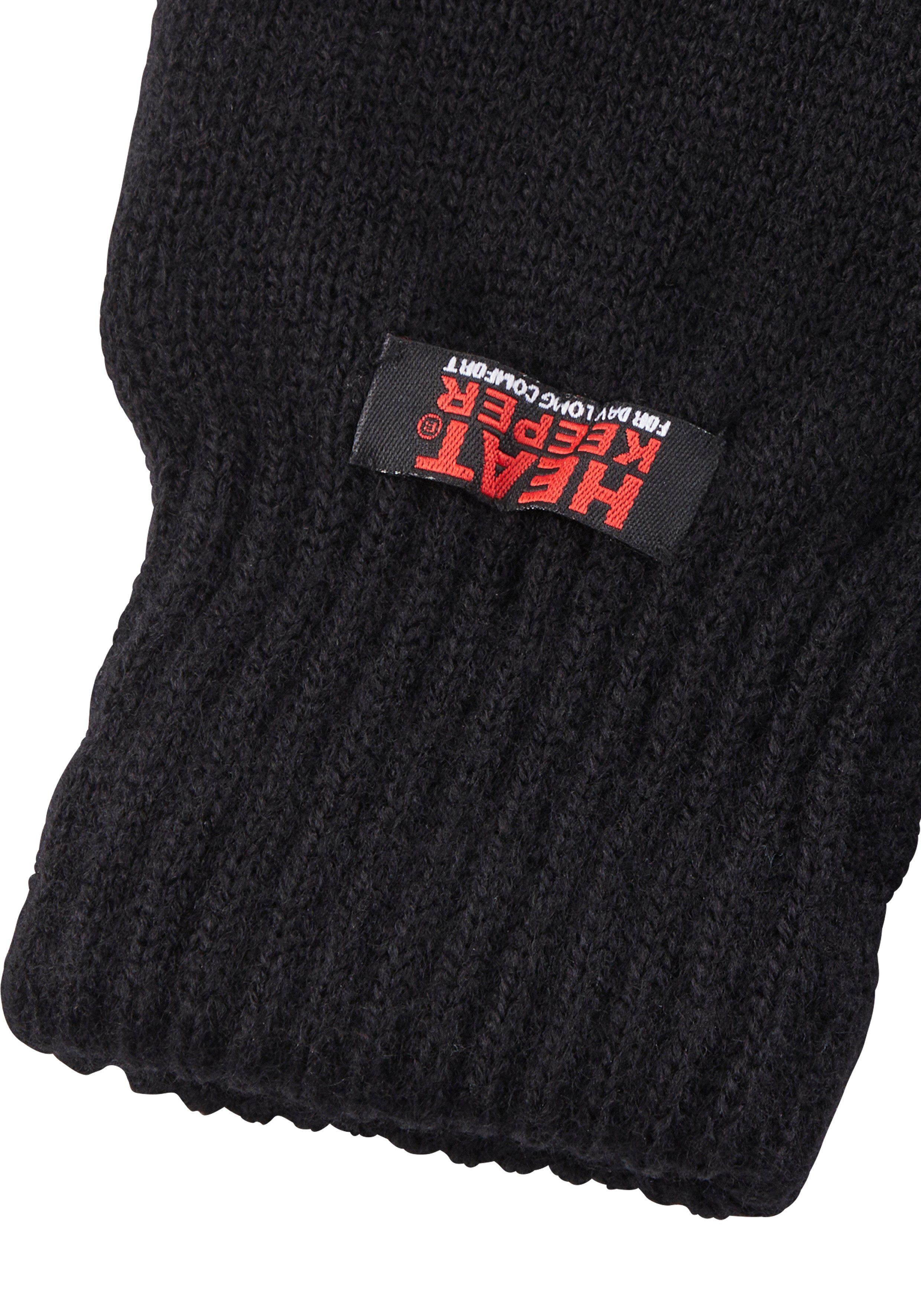 Heatkeeper Strickhandschuhe Thermohandschuhe mit elastischem Bündchen
