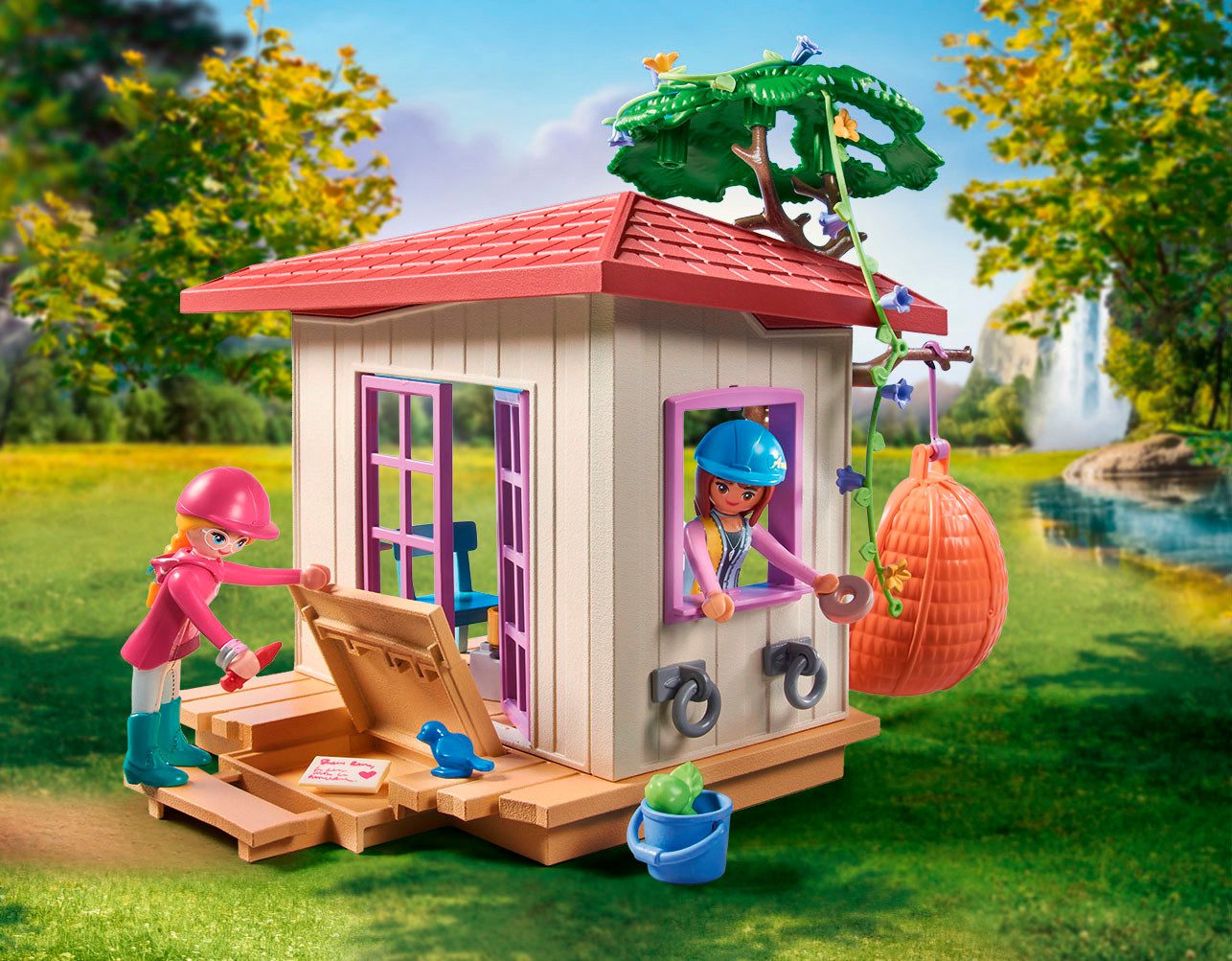 Playmobil® Geheimes Clubhaus für Pferdefans (71638), Horses of Waterfall Konstruktions-Spielset, (63 St), Made in Europe