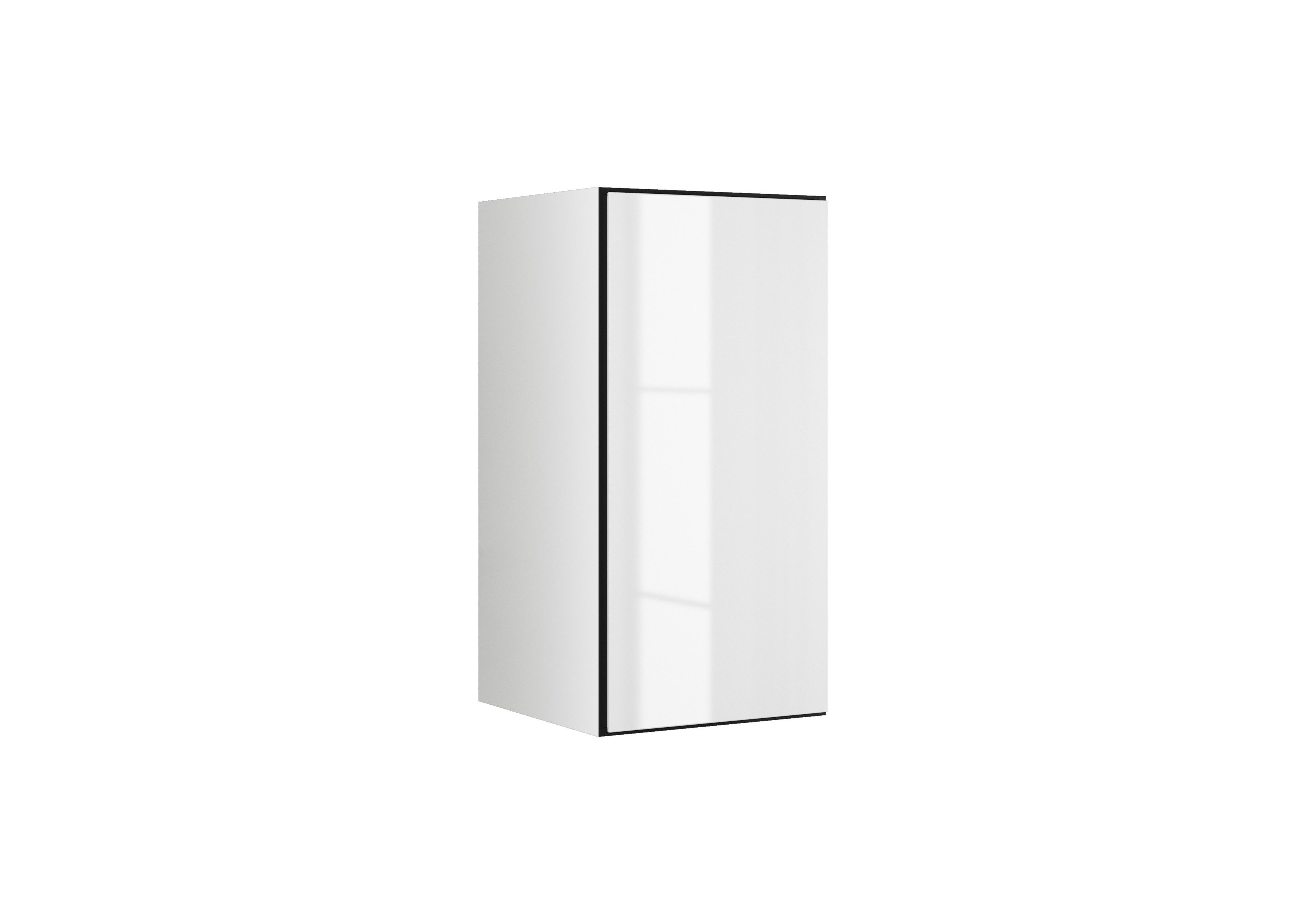 BMG Möbel Sideboard Modul+ (Kommoden Sideboard Set, 2x offenes Regal, 1x Schrank mit Tür & 1x Schrank mit Klappenfunktion), individuell kombinierbar, hängend oder stehend, Soft-Close