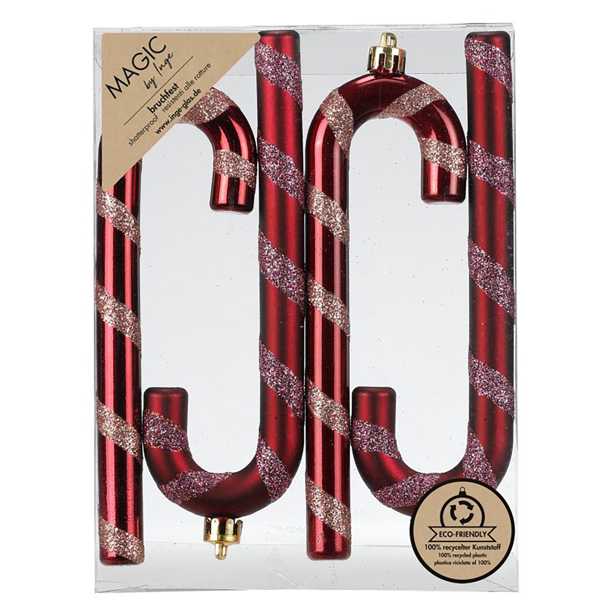 MAGIC by Inge Christbaumschmuck, Christbaumschmuck Zuckerstangen 14cm Kunst günstig online kaufen