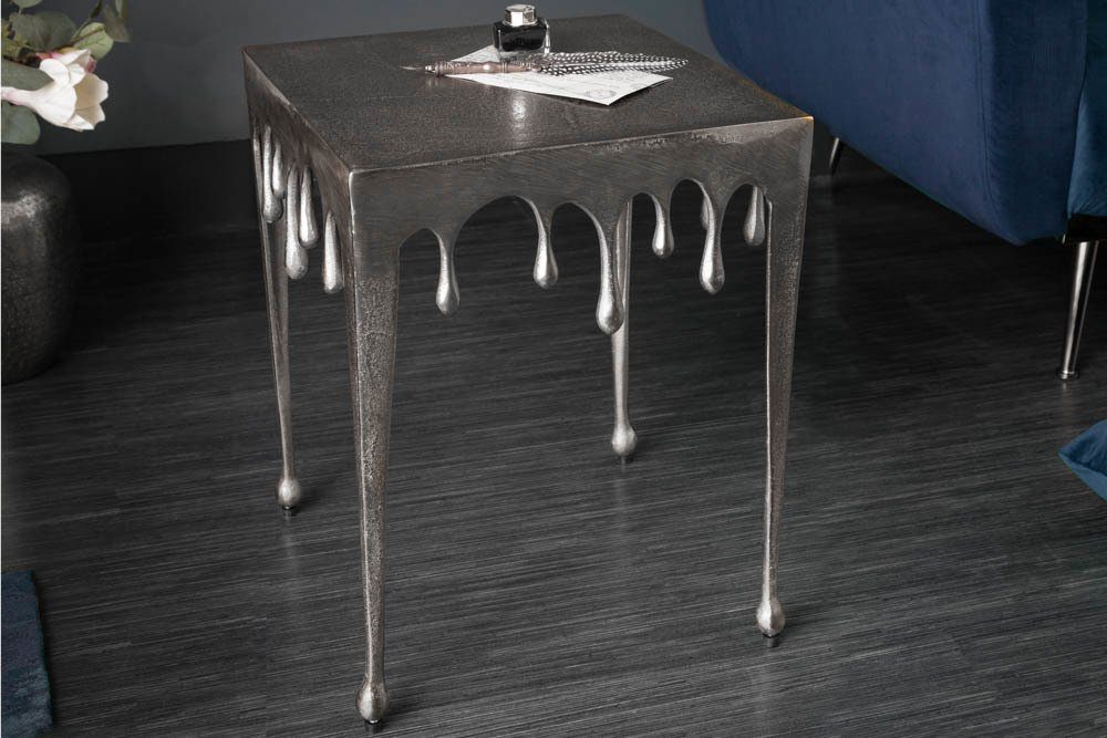 riess-ambiente Beistelltisch LIQUID LINE S 34cm silber, Wohnzimmertisch · M günstig online kaufen