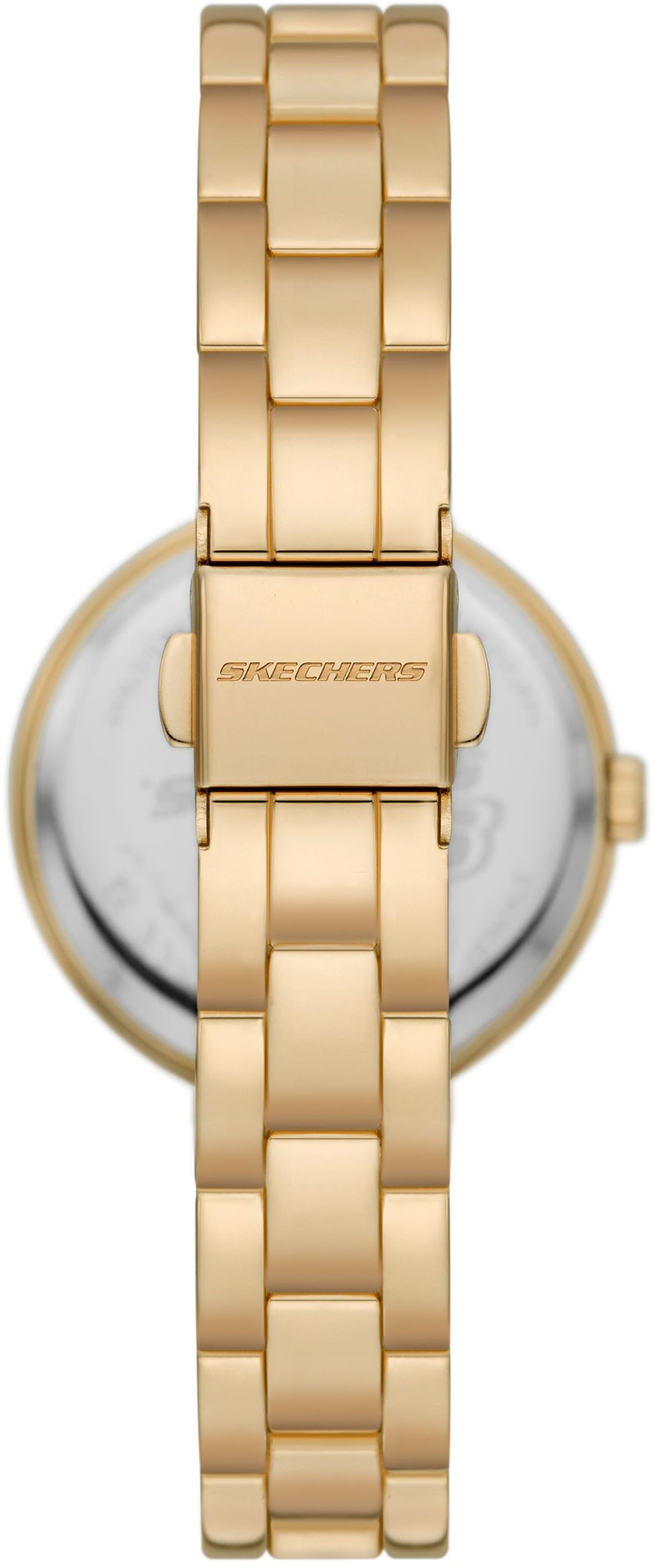 Skechers Quarzuhr BRACELET GLITZ SET SR9084, (Set, 6-tlg., mit 5 Schmuckarmbändern), Armbanduhr, Damenuhr, analog, Glassteine, Geschenkidee