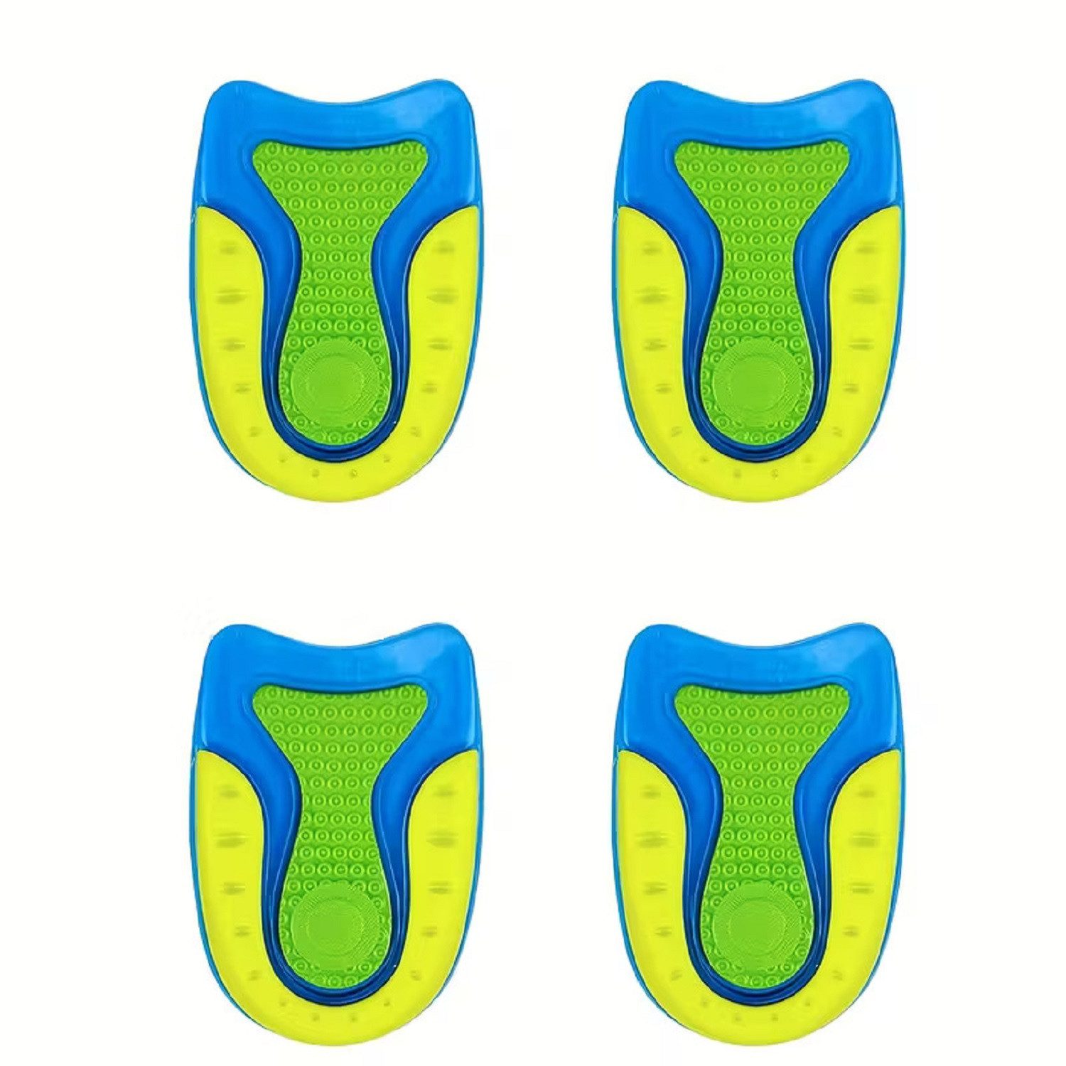 COOL-i ® Fersenkissen Silikon Fersenkissen (2 Paar) – Weiche Gel-Polster bei Fersenschmerzen, Fersensporn & Plantarfasziitis – stoßdämpfend, zuschneidbar, unisex
