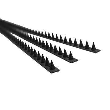 TronicXL Taubenspikes 10x schwarz Taubenabwehr Vogelabwehr Spikes Tauben Möwen Raben Schreck, 10-St.