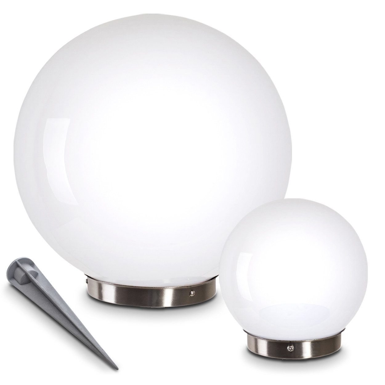 hofstein Kugelleuchte Solar Kugelleuchte 15 cm Terrasse Licht Garten Wegelampe Hof Veranda. € 44,99