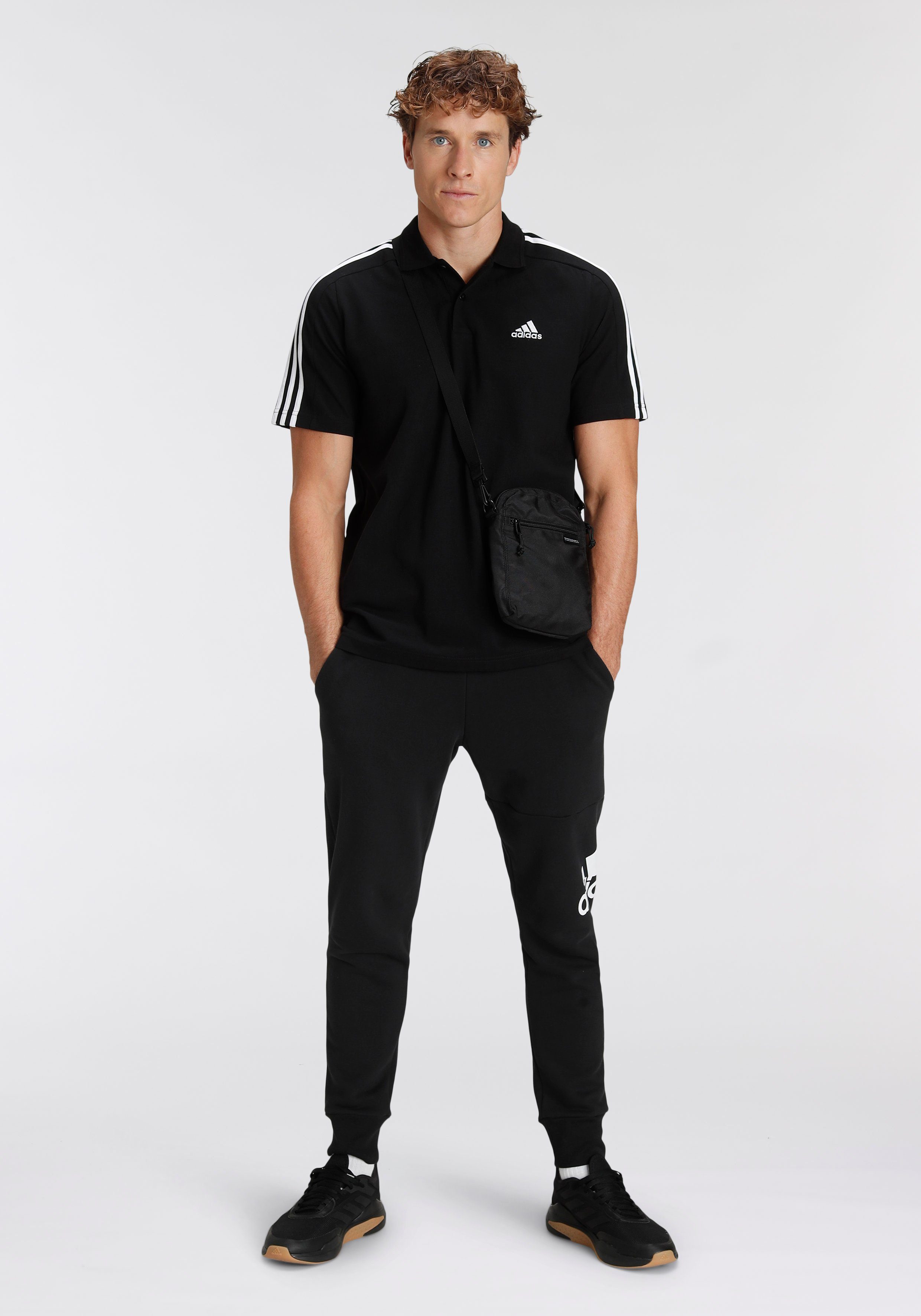 adidas Sportswear Poloshirt M PS White / Black PQ 3S