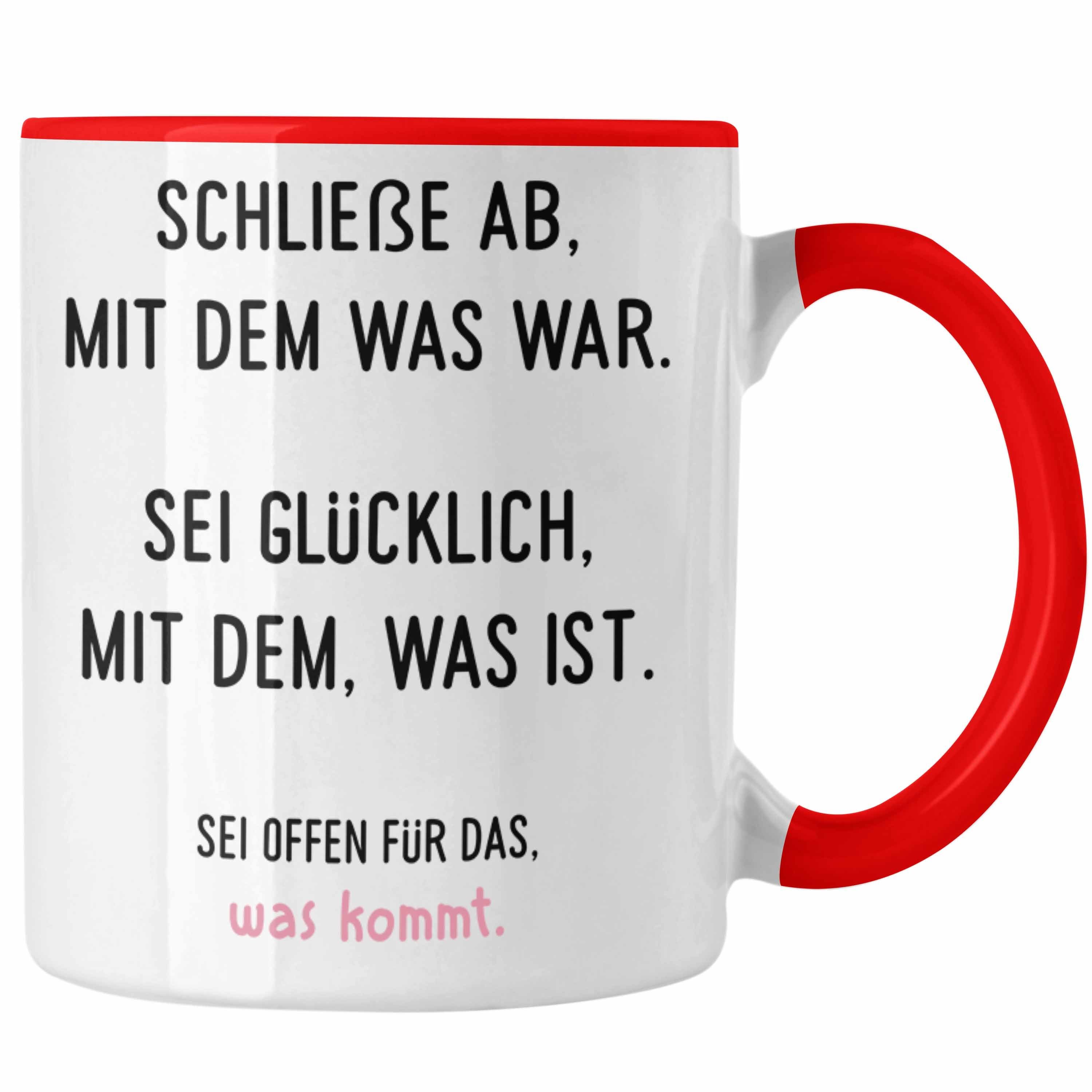Job Geschenk Trendation Neuer Trendation Kollegin Spruch Tasse Jobwechsel - Abschiedsgeschenk Rot Tasse