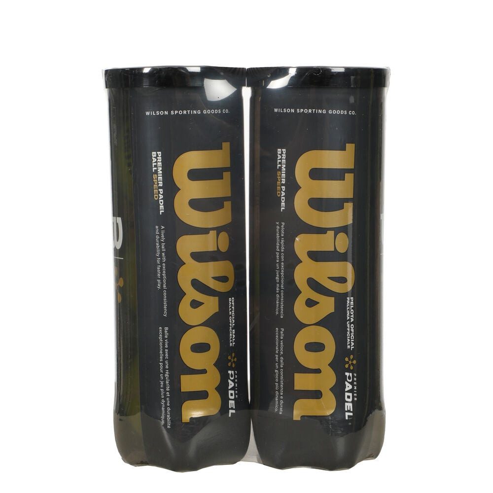 Wilson Padelschläger Premier Padel Speed X3 Ball Can Bi Pack