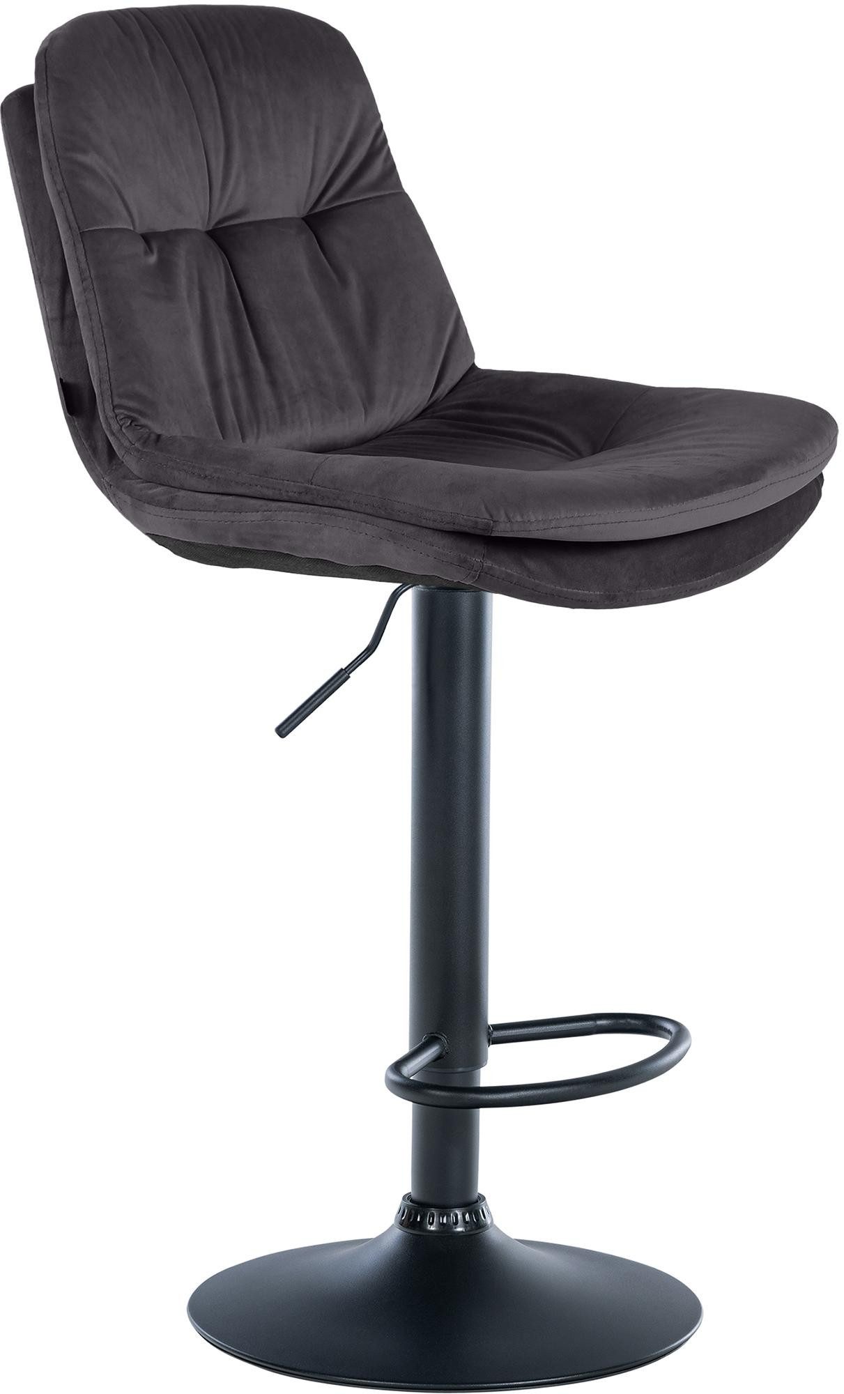 CLP Barhocker Laurel, mit Samtbezug, drehbar, günstig online kaufen