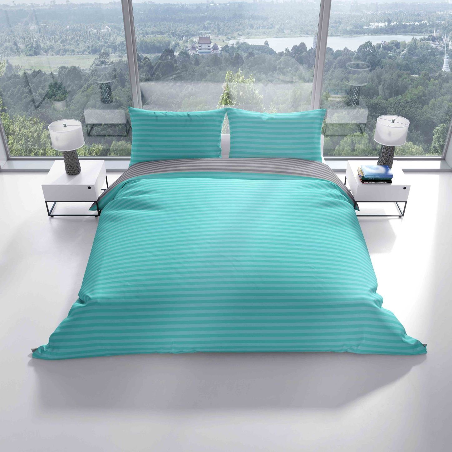 Leonado Vicenti Bettwäsche Baumwolle 135x200, 155x200, 155x220, 200x200, 20 günstig online kaufen