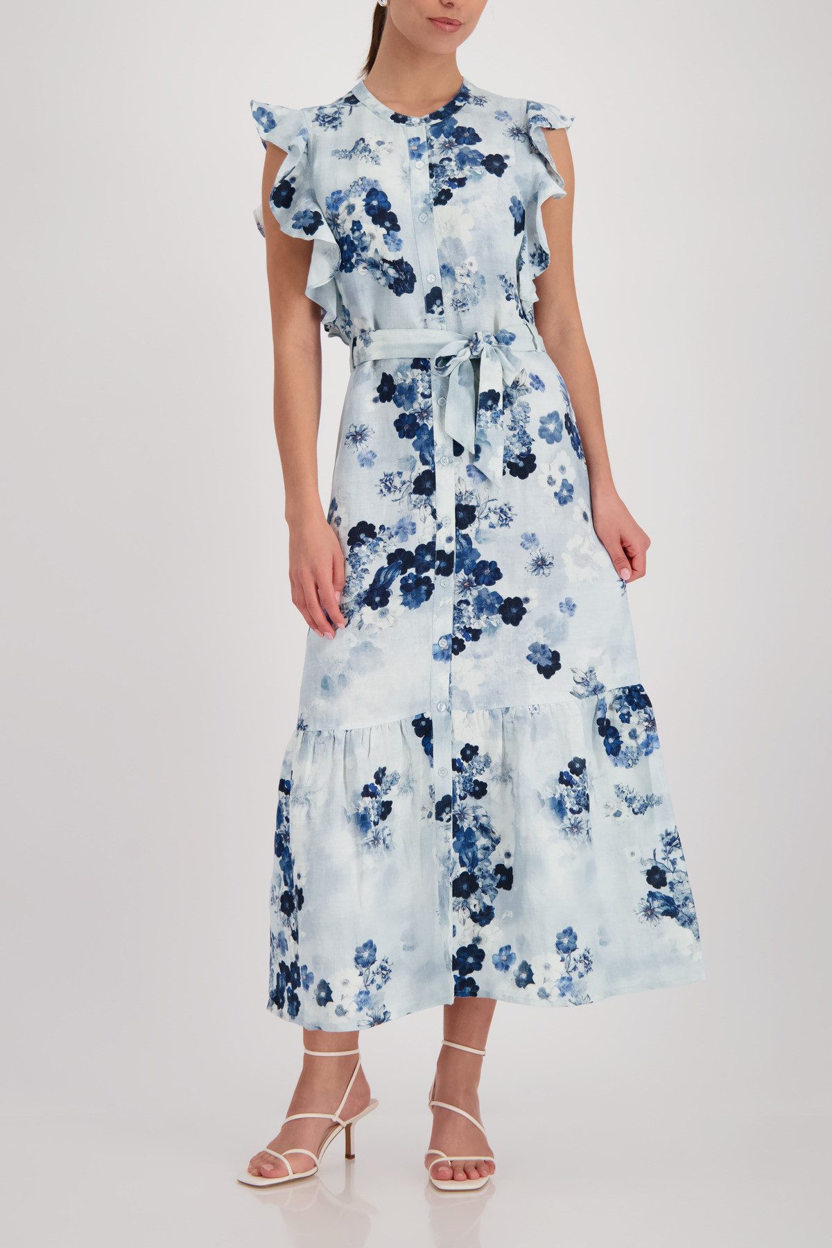 Monari Maxikleid Regular fit mit Volants