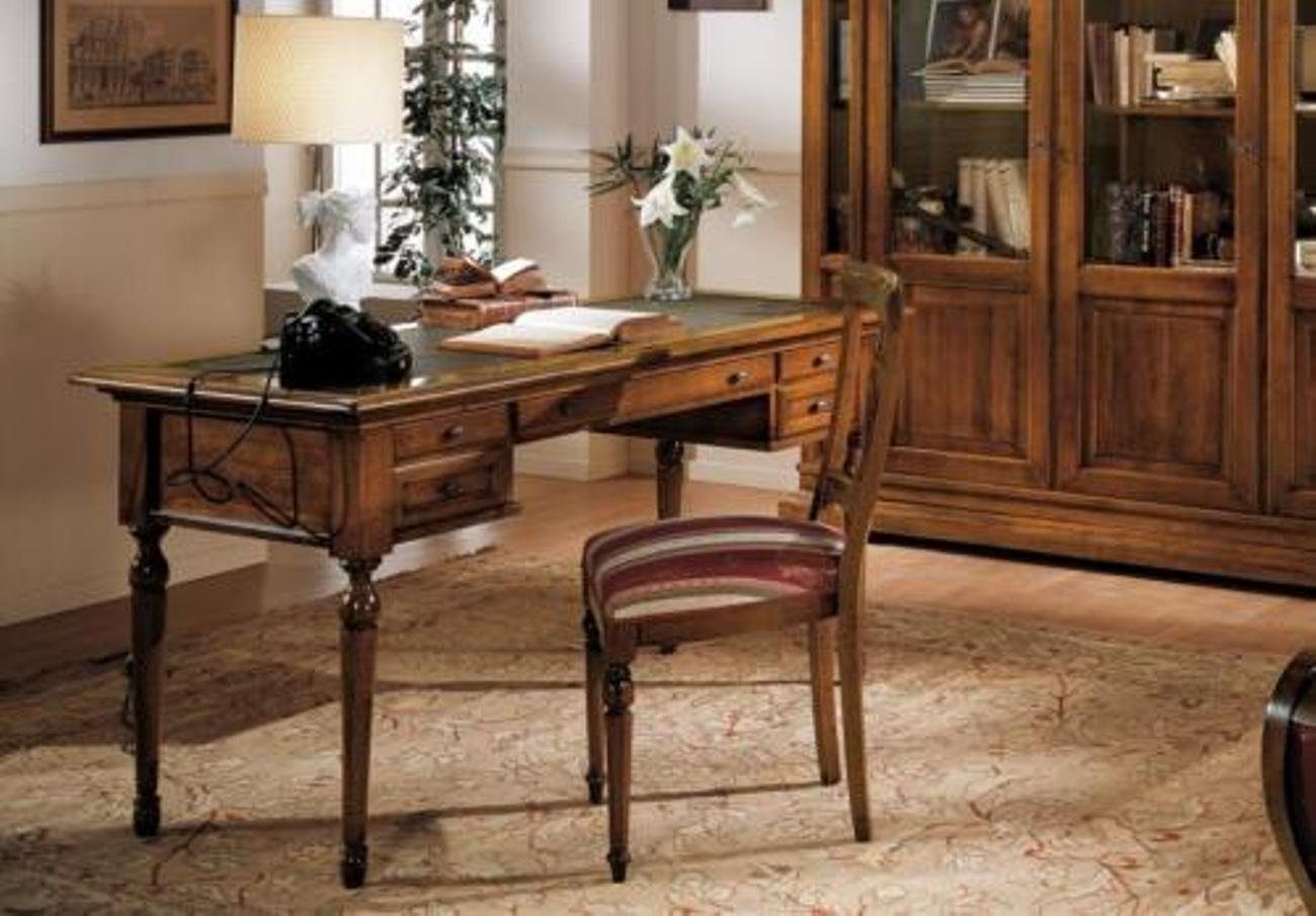 JVmoebel Schreibtisch, Schreibtisch Sekretär Italienische Möbel Tisch Stuhl Set Büro
