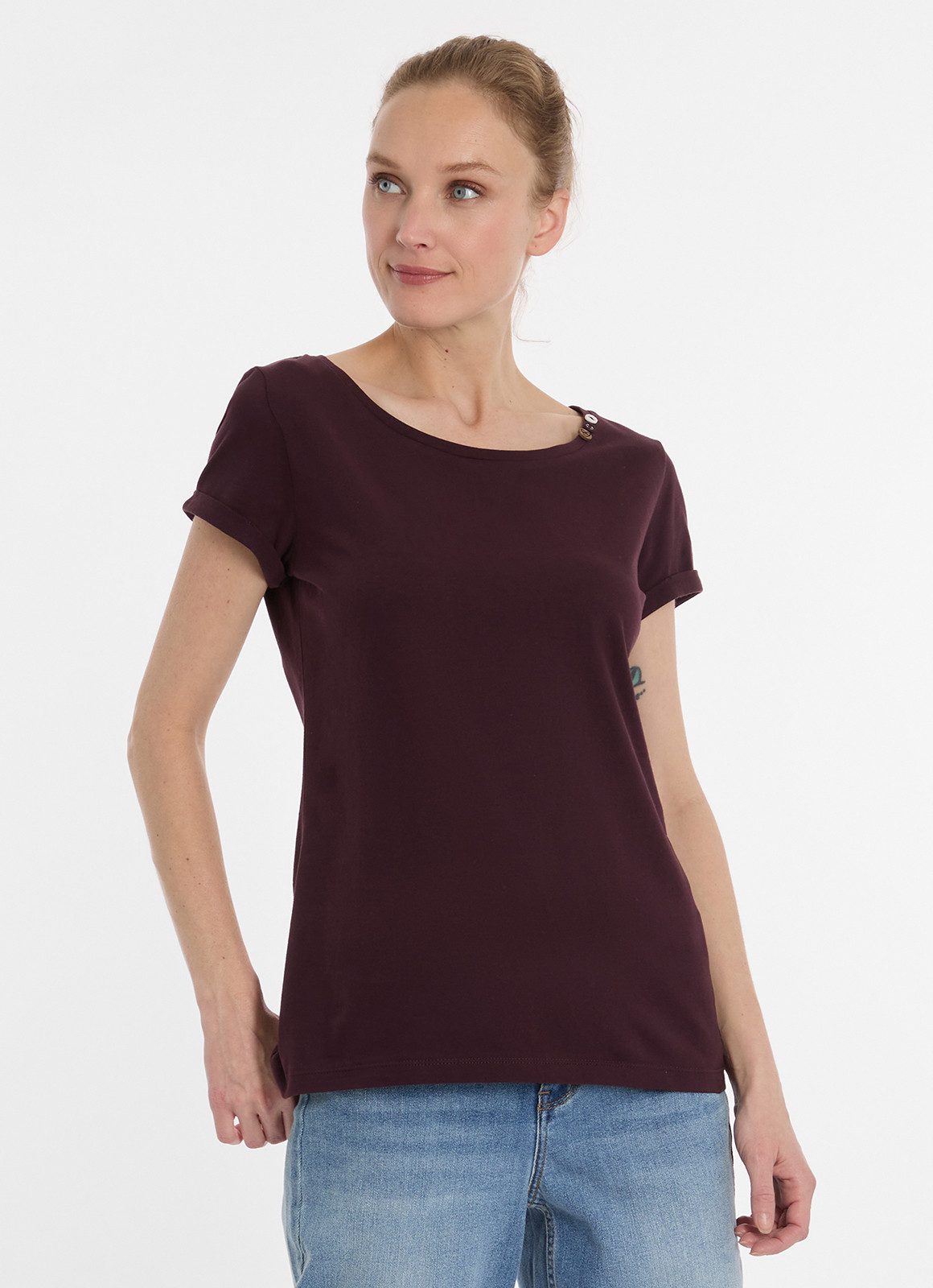 Ragwear T-Shirt FLLORAH GOTS mit süßen günstig online kaufen