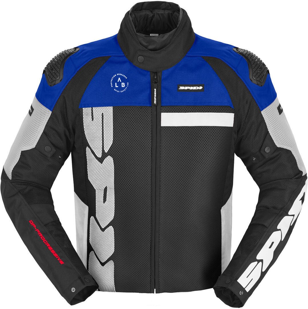 SpiDi Motorradjacke Progressive Net H2Out Motorrad Textiljacke perforiert,herausnehmbare Membrane,wasserdicht