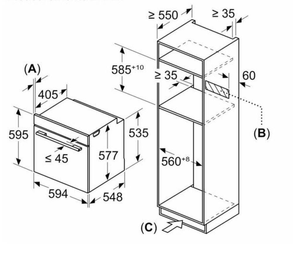 Einbau-Mikrowelle Einbau-Backofen SIEMENS Mikrowellenfunktion mit Schwarz, Edelstahl HM736G1b1