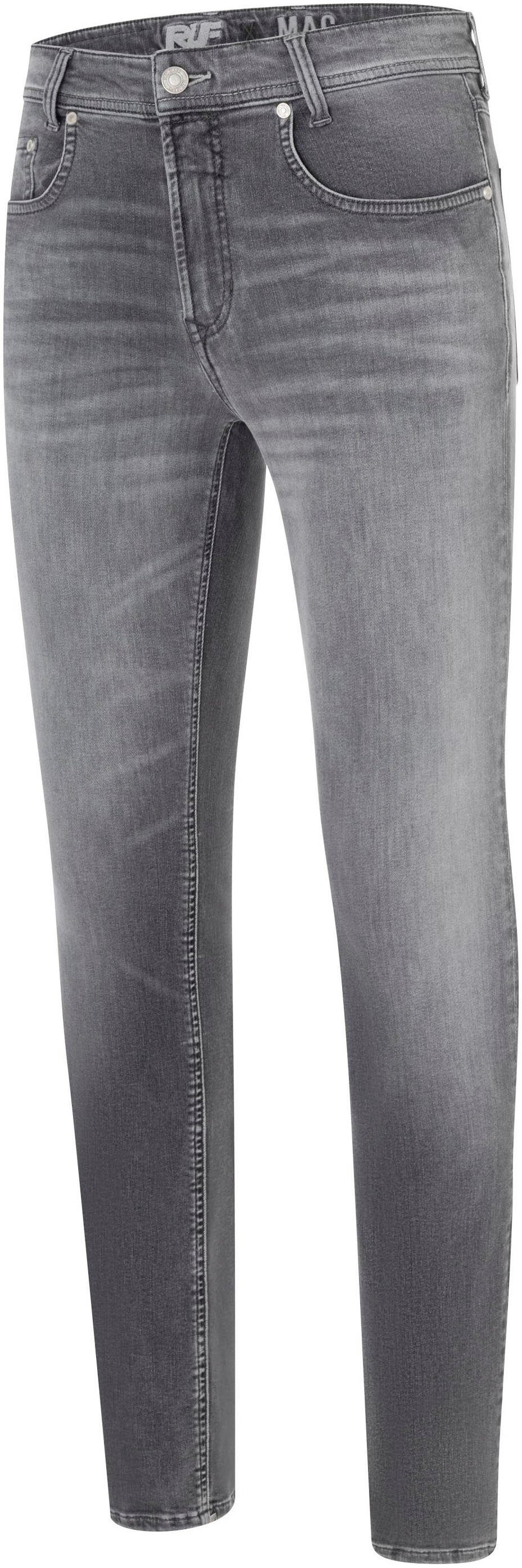 elastisch washed super dark Straight-Jeans Flexx-Driver MAC black
