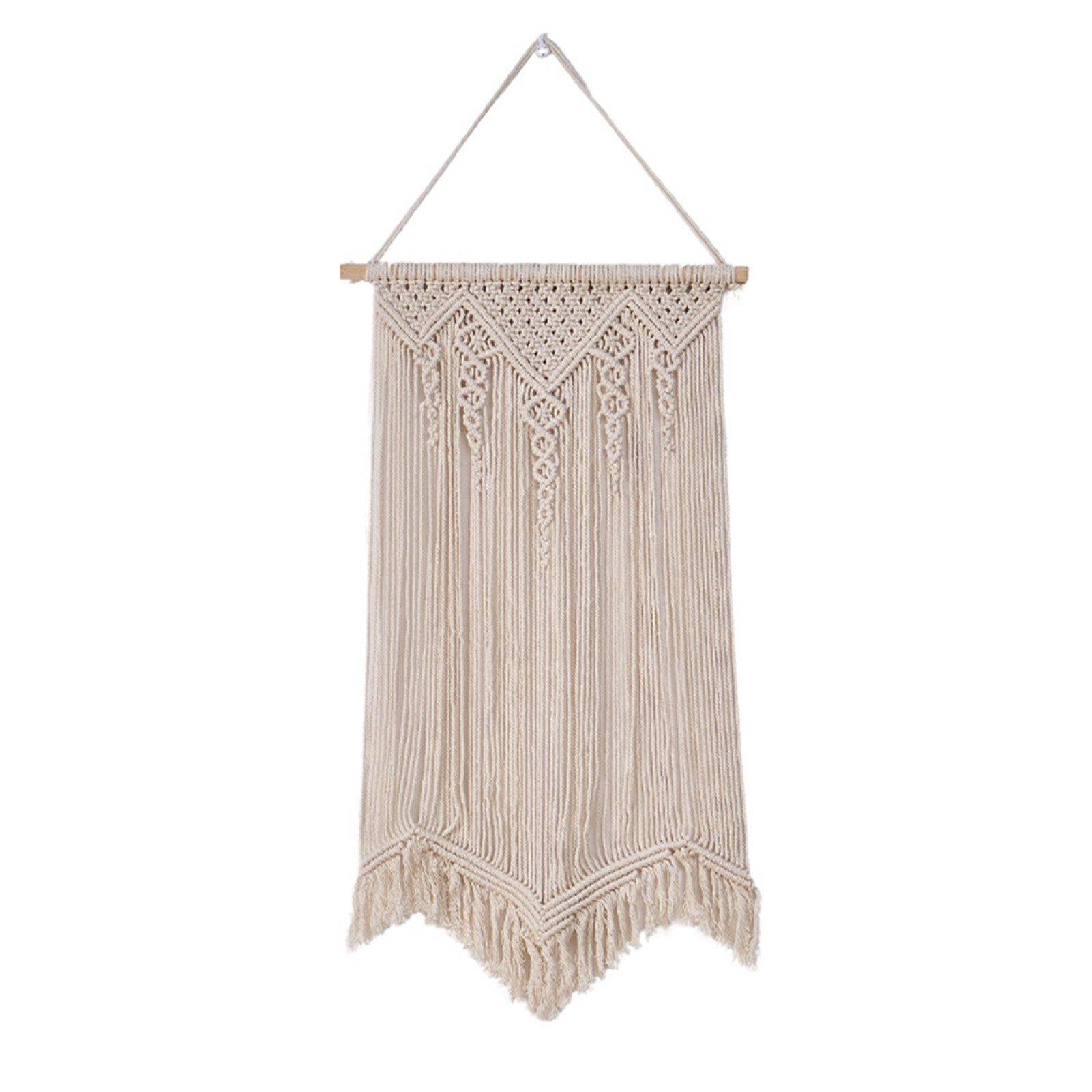 Jumpeak Wanddekoobjekt Wandteppich,wandteppich boho,wandteppich natur,wanddekorationwohnzimme (Wandteppich im Bohème-Stil, zweifarbig), Wanddekoration,dekorationwohnzimmer,dekoration aesthetic,Baumwolldecke