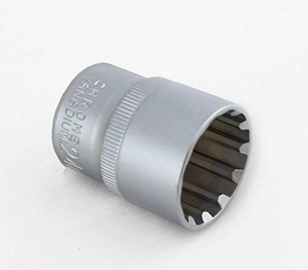 Falon-Tech Steckschlüssel Steckschlüssel Werkzeug Nusse Nuss Spline Vielzahn Satz Set 1/2"8-32 (19 St) – Bild 3 von 3