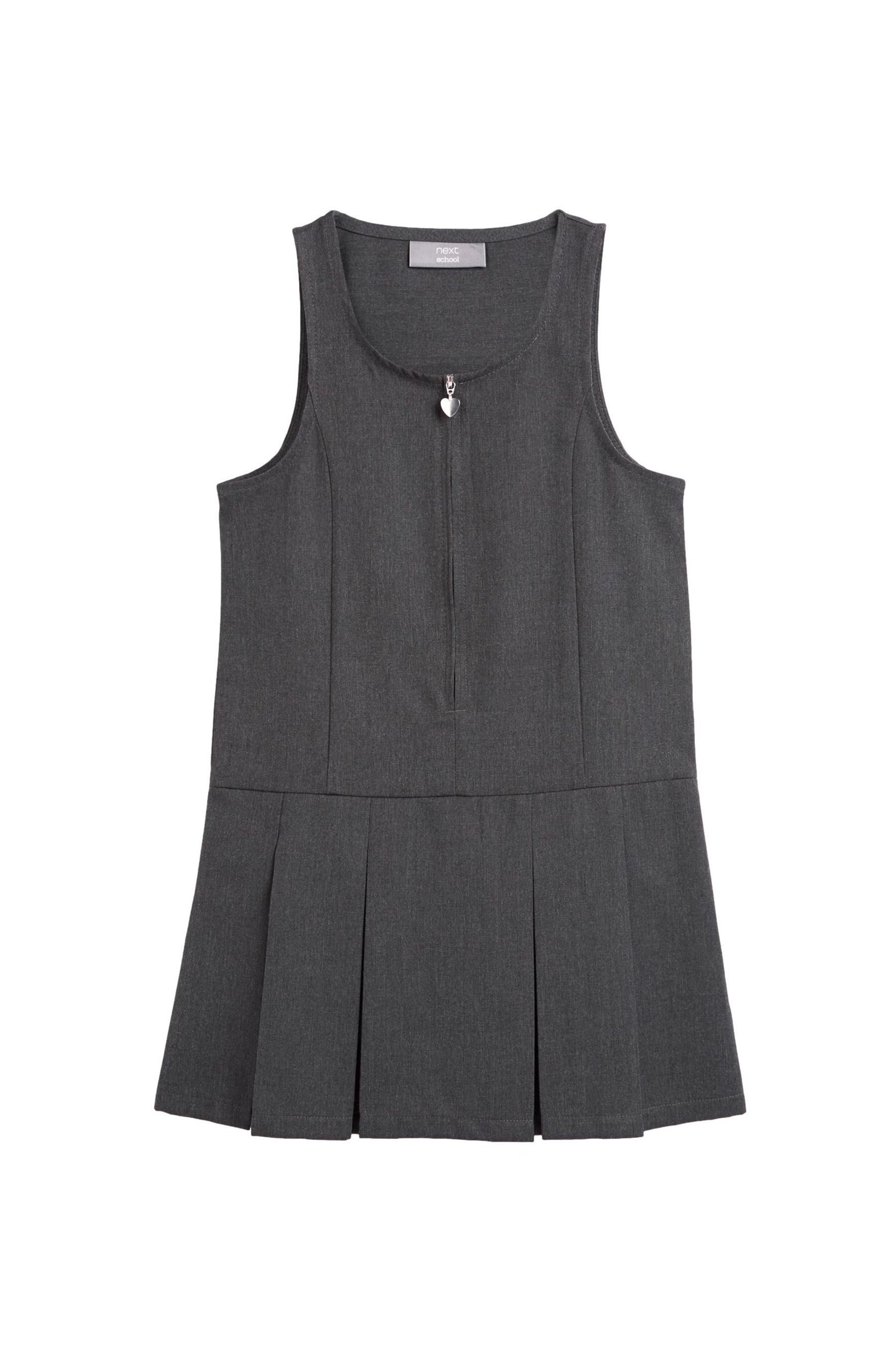 Next Latzkleid Kleid mit Reißverschluss vorne (1-tlg)