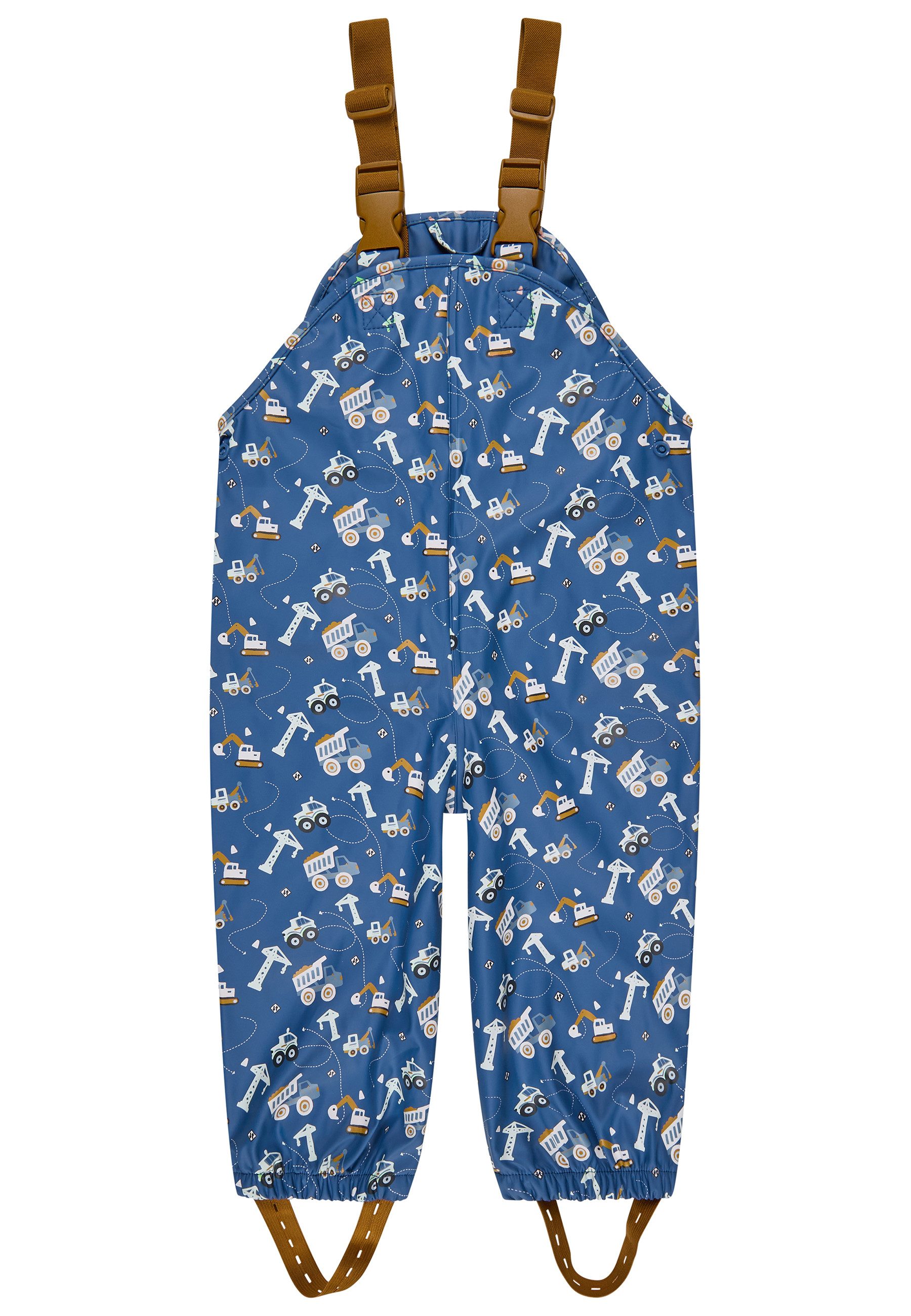 Sterntaler® Regenhose Farbwechsel Matschhose ungefüttert Baustelle (1-tlg) Wasserdichte Regenhose mit Farbwechsel und Reflexlogo