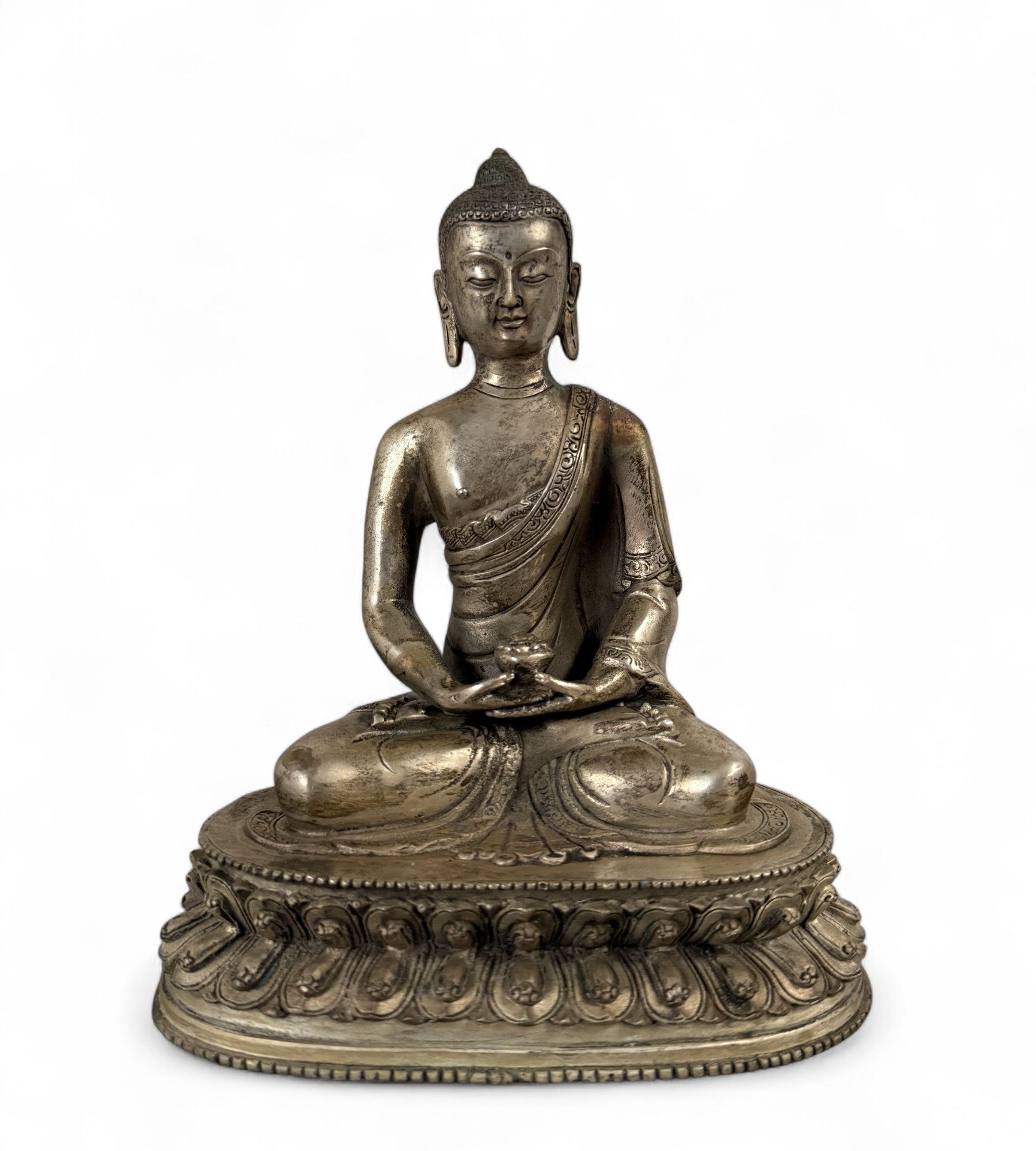 Asien LifeStyle Buddhafigur Bronze Buddha in Meditationshaltung – Symbol für Ruhe & innere Balance