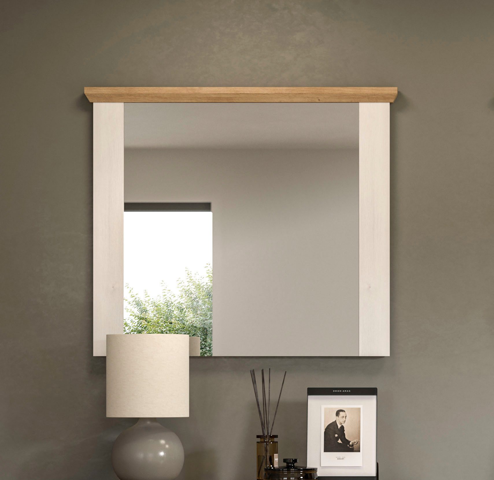 Home affaire Spiegel COSENZA, TOPSELLER!, Breite 82 cm, 2-farbig, in Landha günstig online kaufen