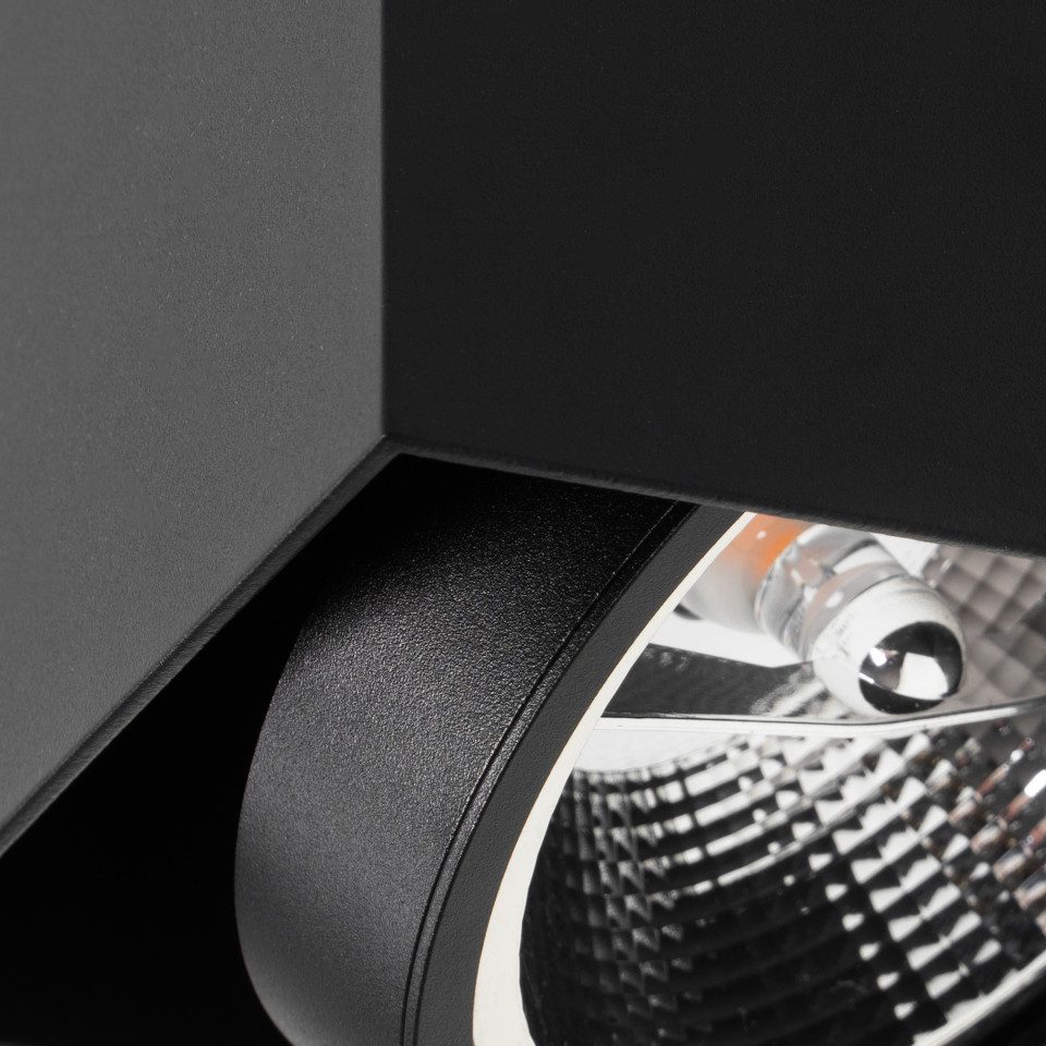 Qazqa LED Aufbaustrahler Box, ohne Leuchtmittel, günstig online kaufen