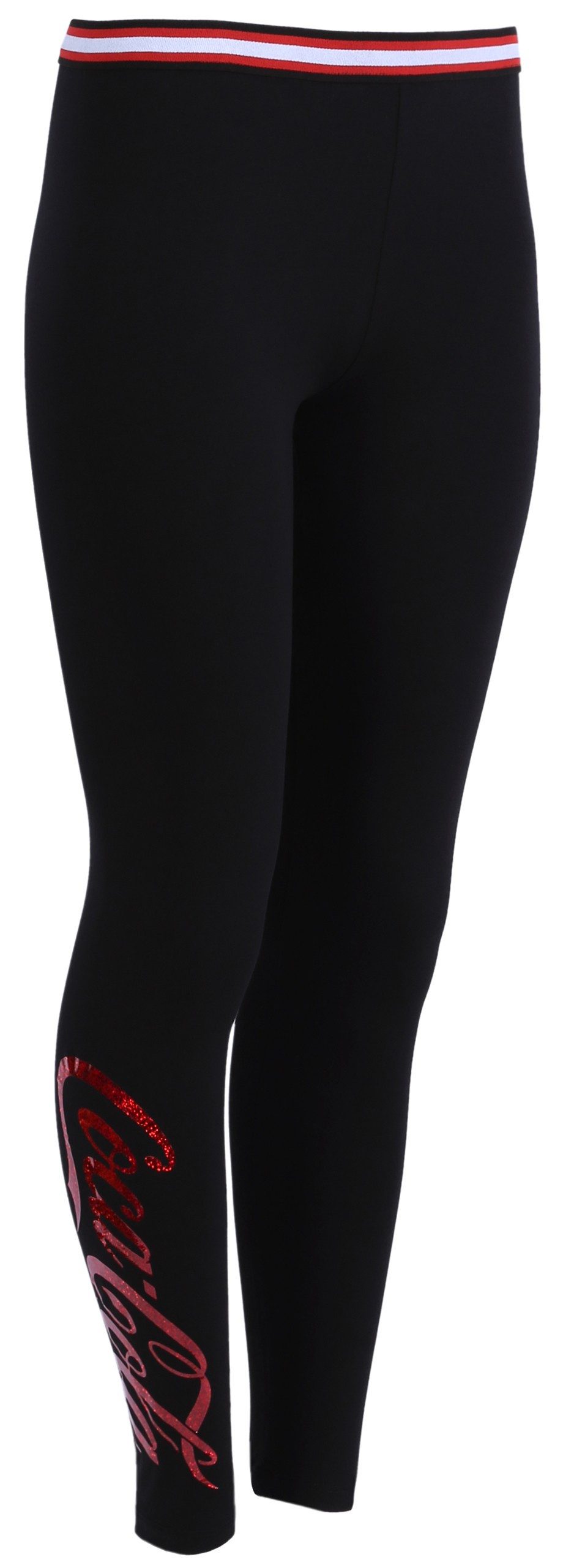 COCA COLA 7/8-Leggings Schwarze Leggins Coca Cola 13-14 Jahre