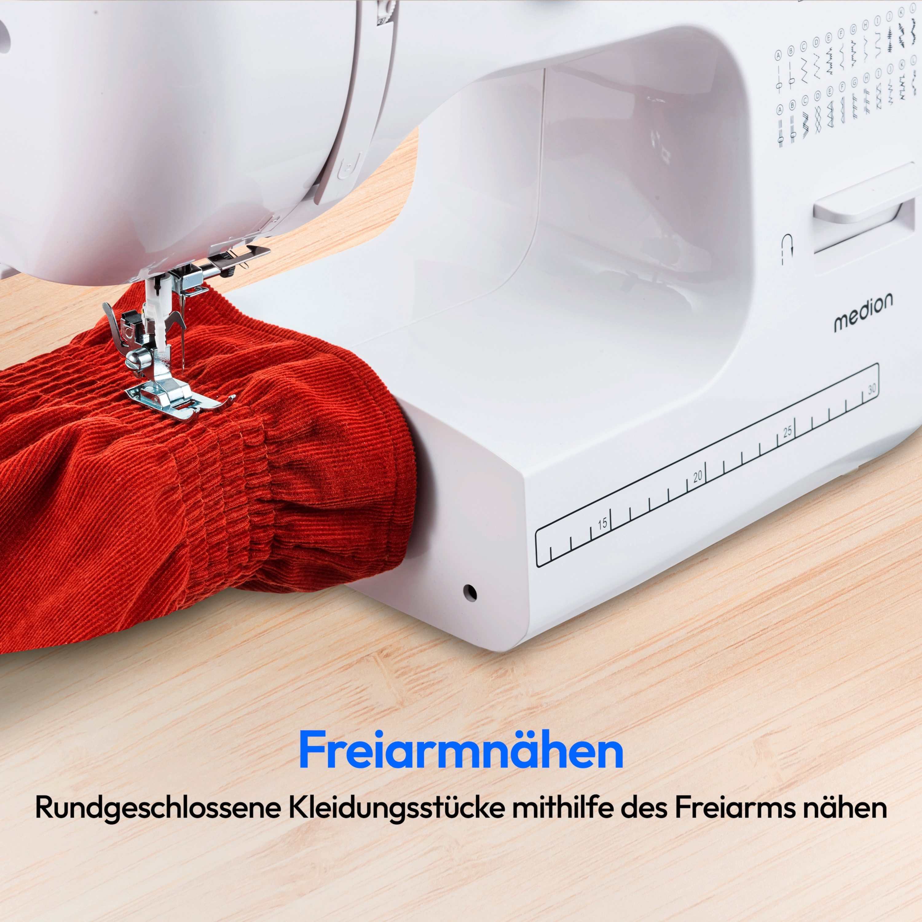 Medion® Nähmaschine MEDION Freiarm-Nähmaschine SM60 (MD10689), SM60
