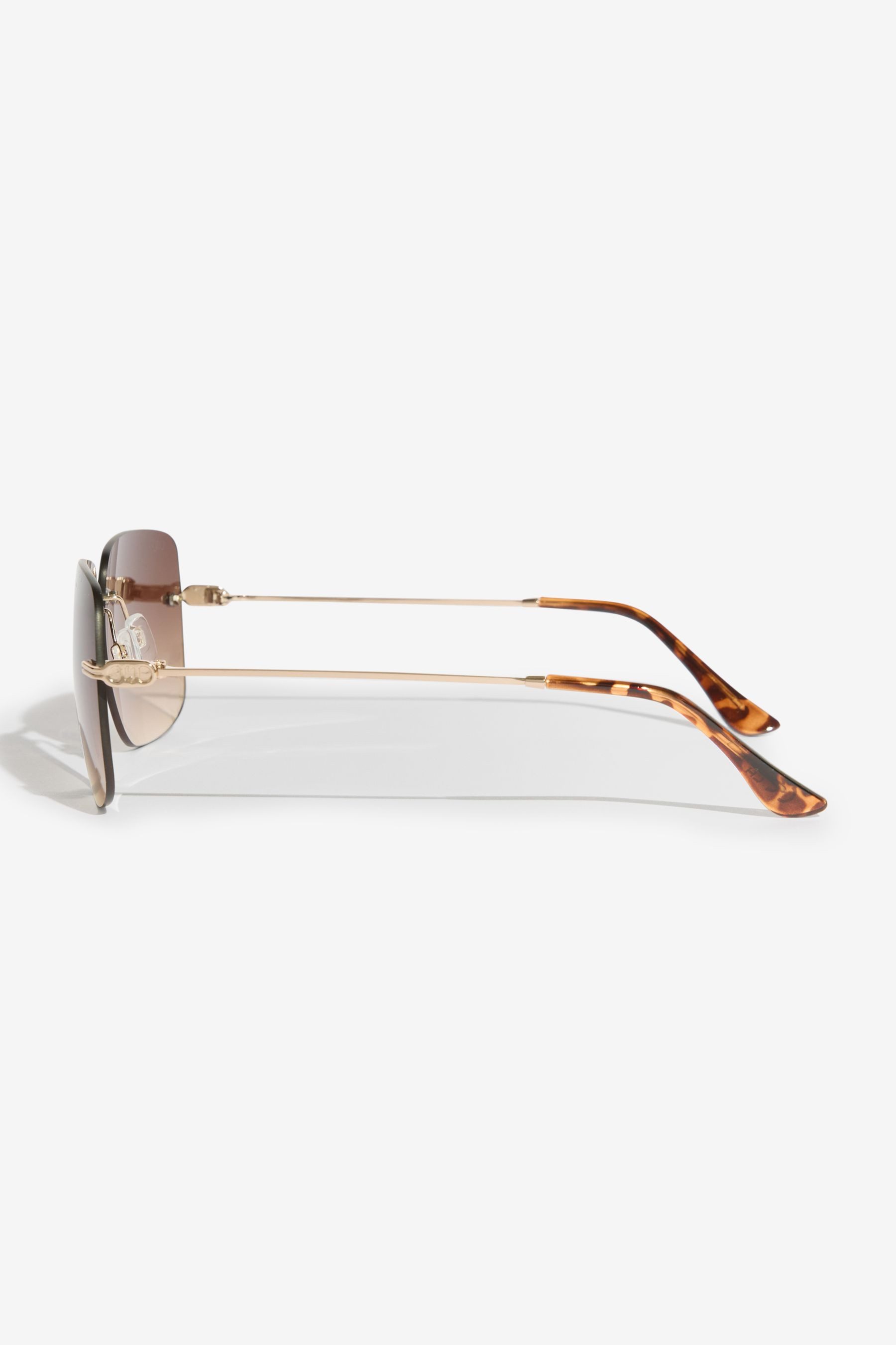 LIPSY Sonnenbrille Lipsy quadratische, randlose Sonnenbrille (1-St) günstig online kaufen