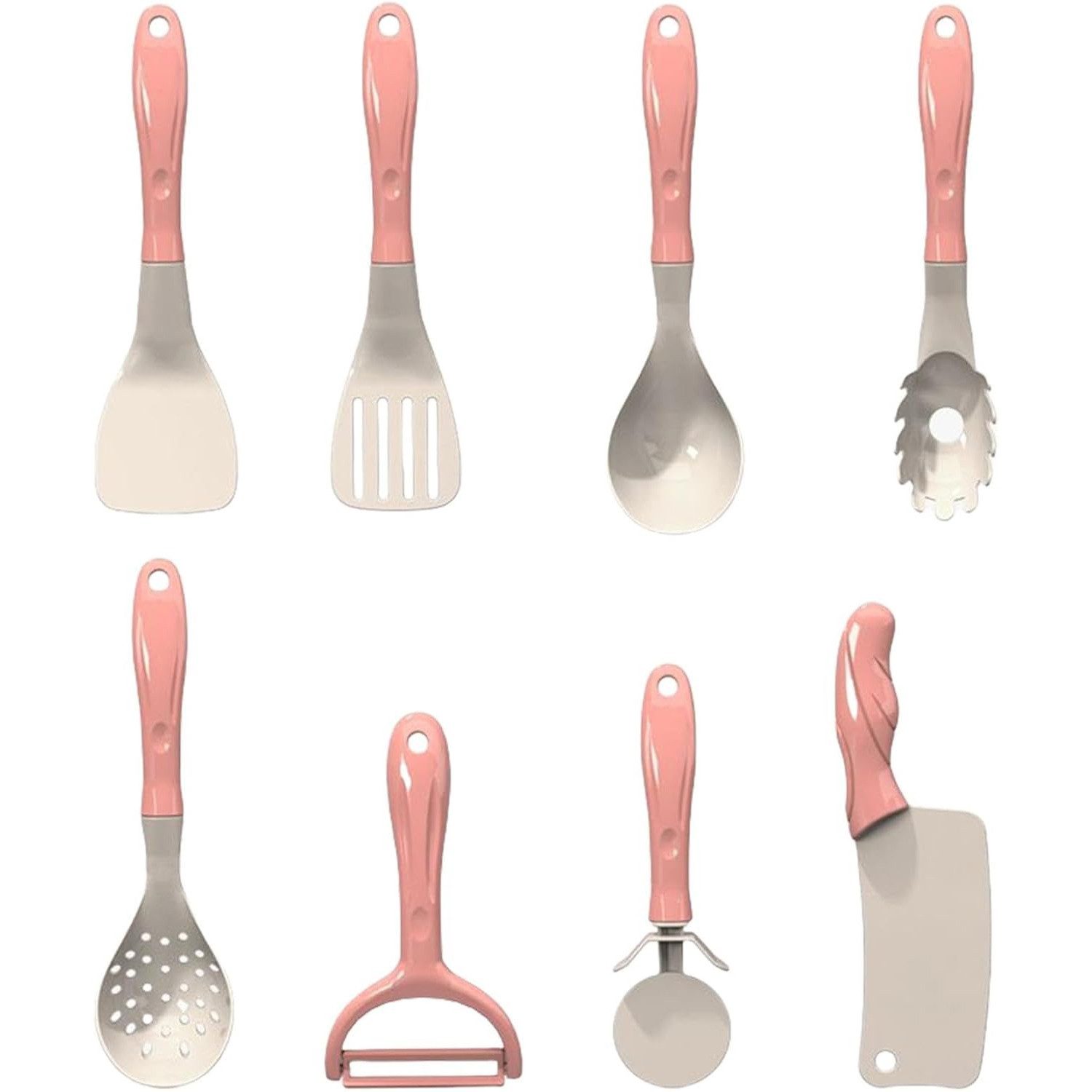 HAUSS SPOLE Spielküche 28er-set Küchenutensilien Spielküchen Set für Kinder Kinderkochset Kunststoff, Kochgeschirr Utensilien aus Kunststoff Lernspielzeug für kleine Köche