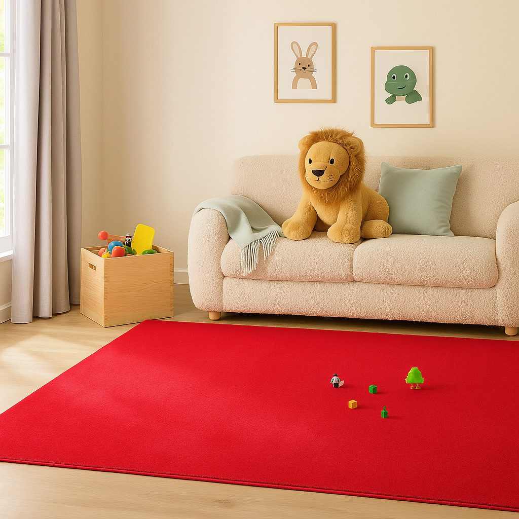 Snapstyle Kinderteppich Velours Kinderteppich Joy Kids, Eckig, Höhe: 8 mm