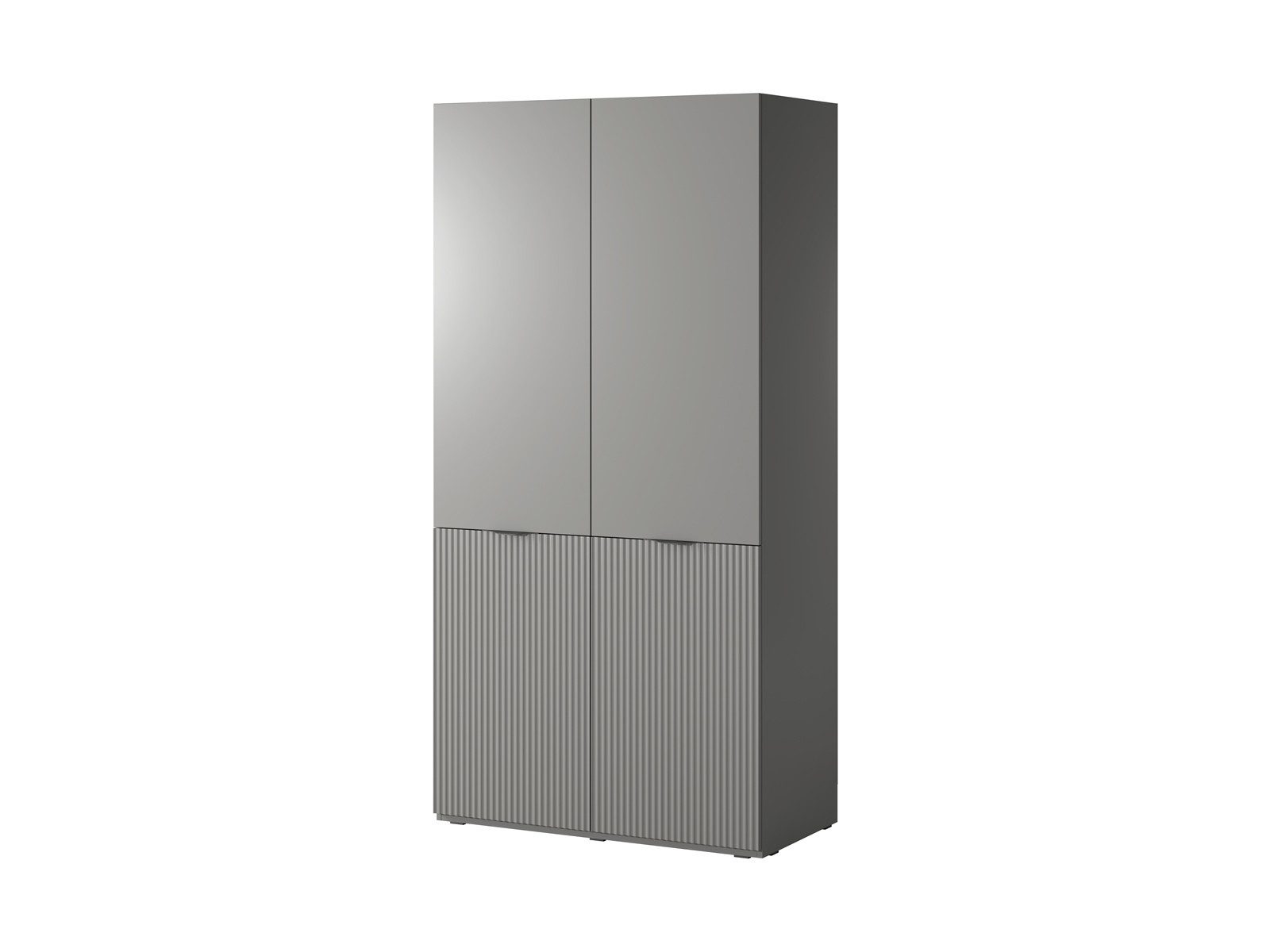 Compleo Kleiderschrank mit Fronten gefräst und günstig online kaufen