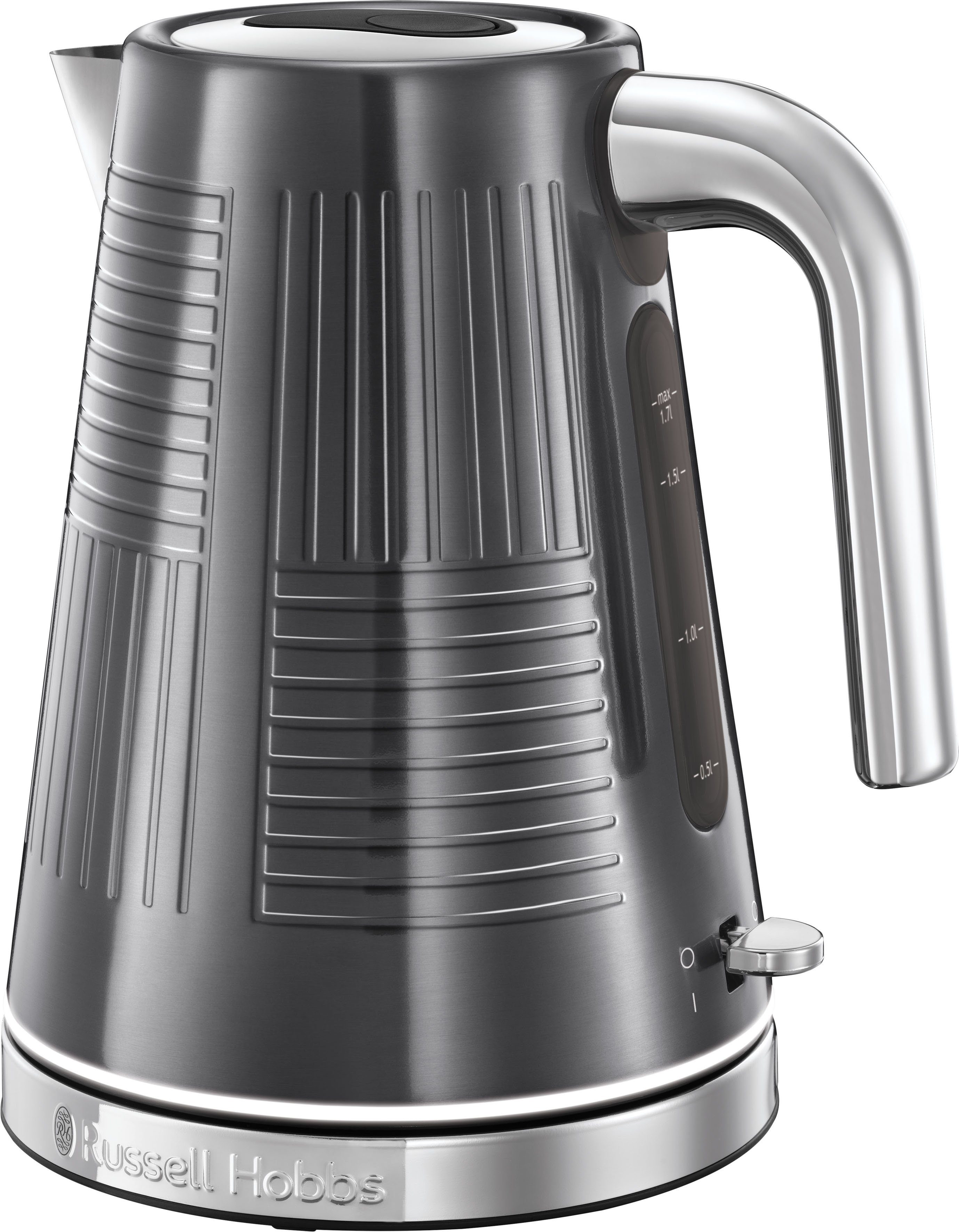 Image of RUSSELL HOBBS Wasserkocher Geo Steel 25240-70, 1,7 l, 2400 W
