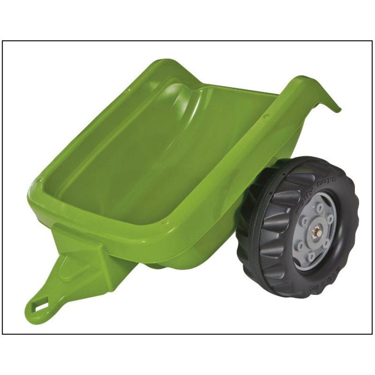 rolly toys® Tretfahrzeug 121724 RollyKid Anhänger grün - Einachser