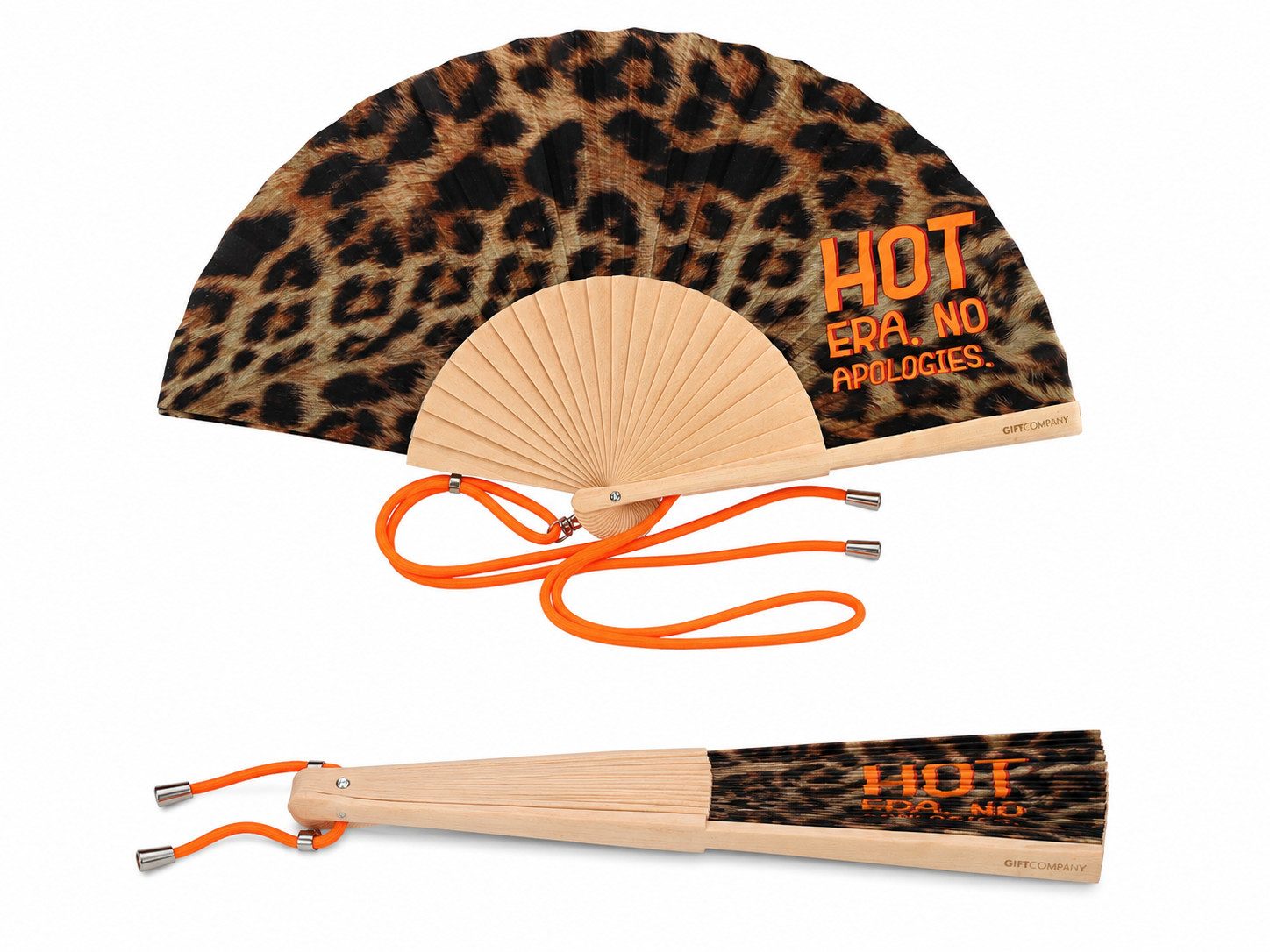 Giftcompany Handfächer Giftcompany - Handfächer Fächer Fififan "Leo - Hot Era" Braun 23 cm