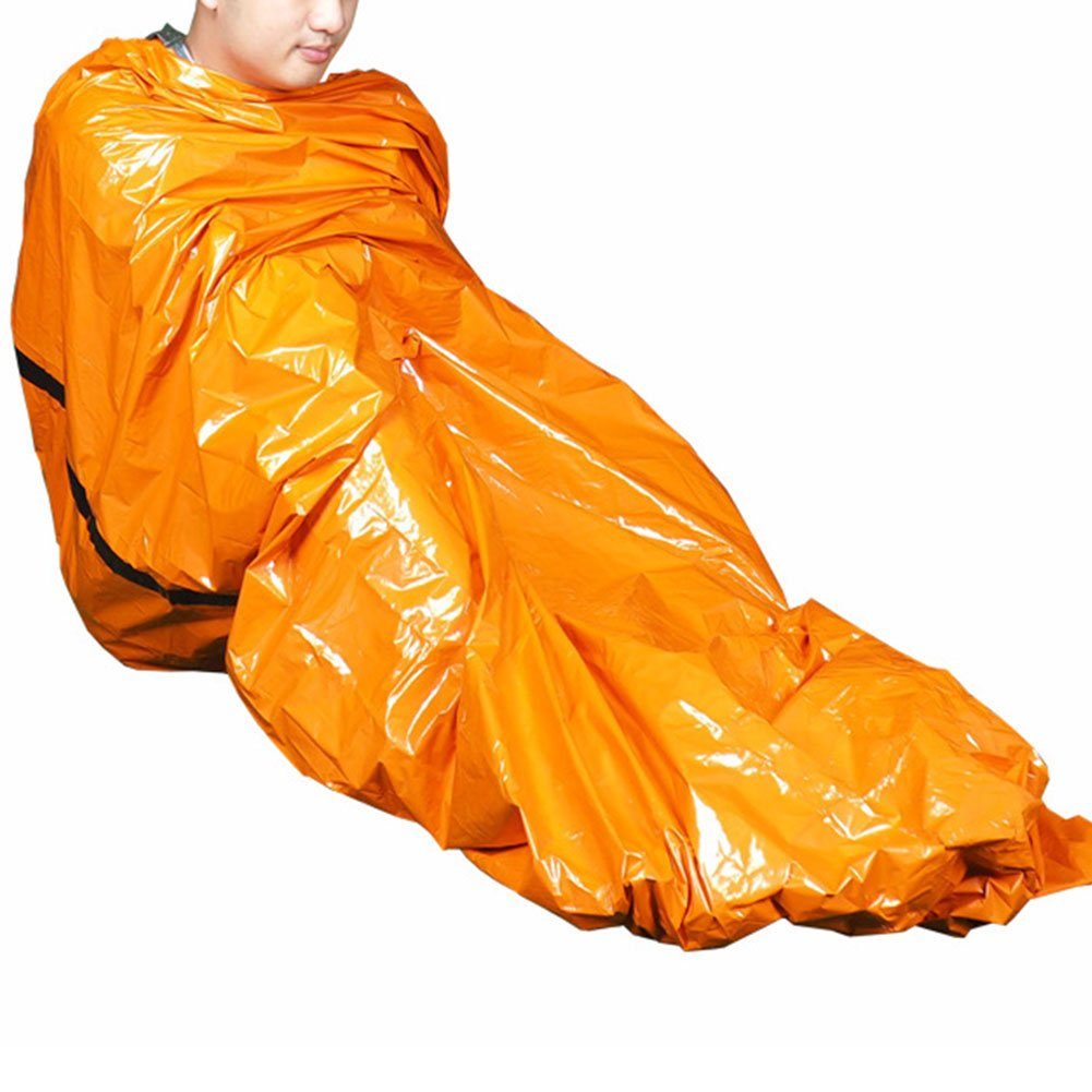 Dsen Schlafsack Rettungsdecke Biwaksack Notfall Kälteschutz Wasserdicht Schlafsack