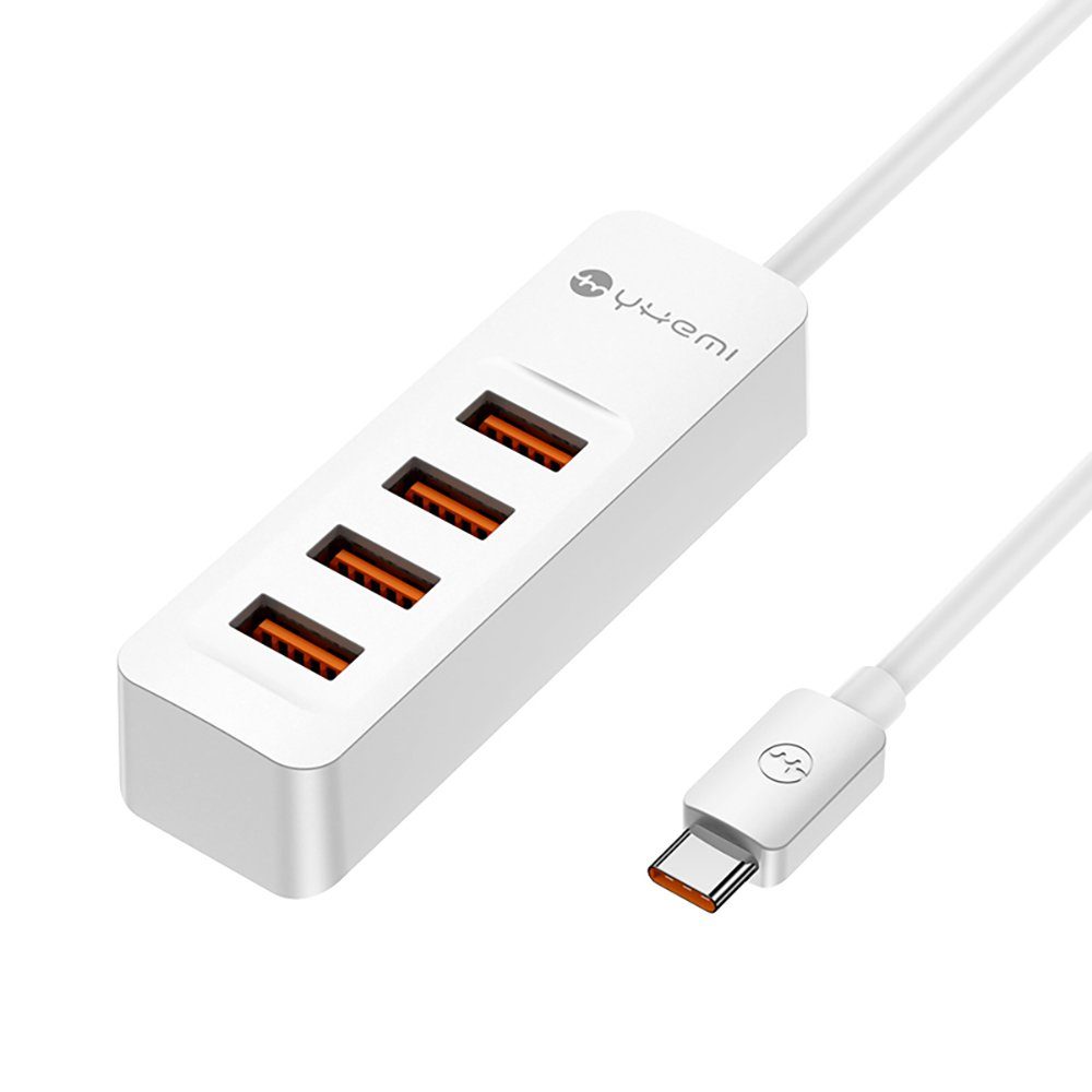 YHEMI Docking Station 4 in 1 TYPE-C Hub Konverter Verlängerungskabel USB-Adapter USB Typ A zu USB-C