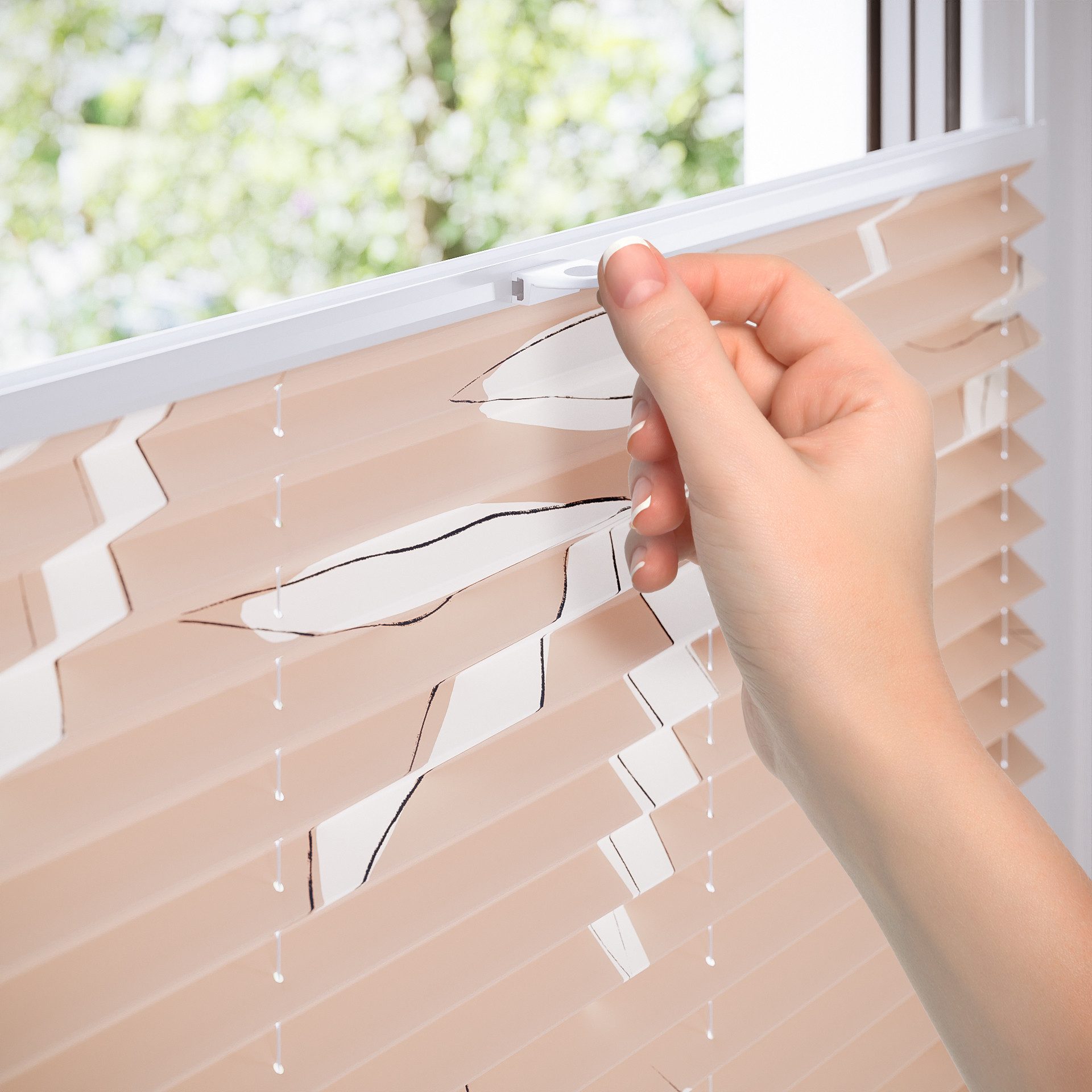 Roomy Plissee Plissee, Klemmbar