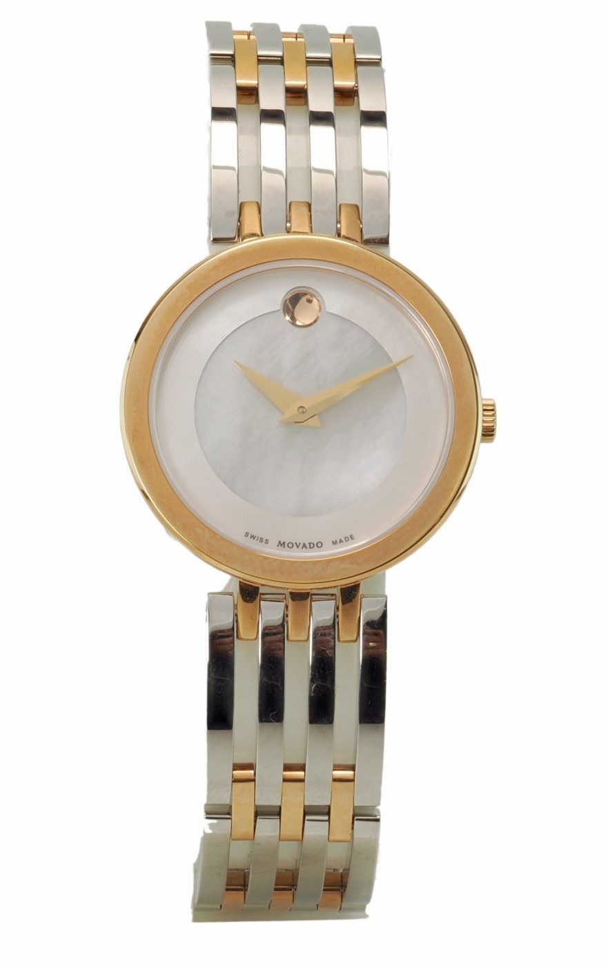 MOVADO Quarzuhr MOVADO Schweizer Uhr Movado Swiss Made Damen Uhr Esperanza 0607114