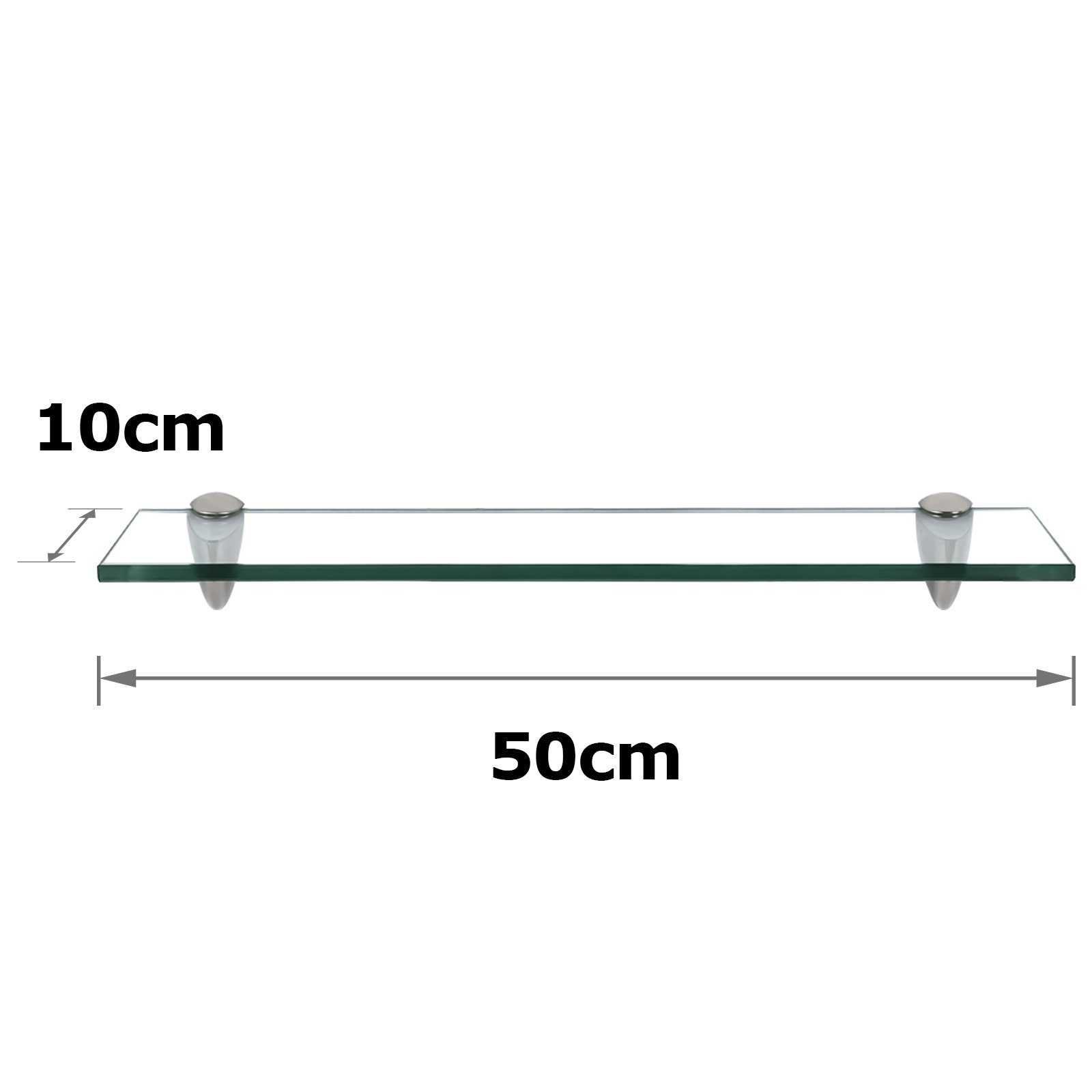 Clanmacy Wandregal Glasablage Glasregal ideal für günstig online kaufen
