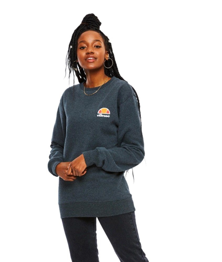 Ellesse Sweatshirt Ellesse Damen Haverford marl grey Sweatshirt dark