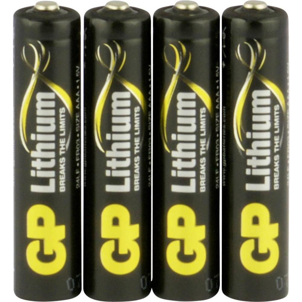 Gp Lithium Batterie AAA Micro (AAA Lithium / R3 / FR03 / 24LF GP24LF359C4 Batterie