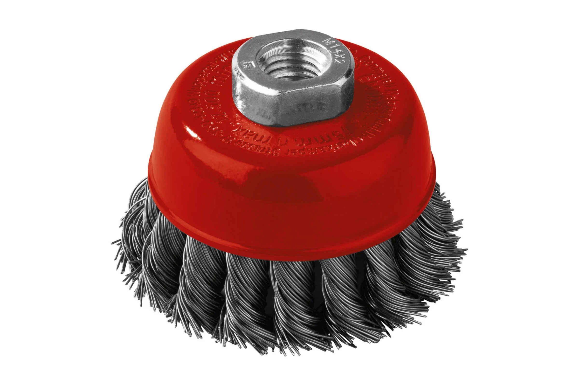 Parkside Topfbürsten-Aufsatz PARKSIDE Topfbürste Ø75 mm M14 für Winkelschleifer, ø 75 mm, 1-St., Kein Set, Entfernen von Rost, Lack, Farben