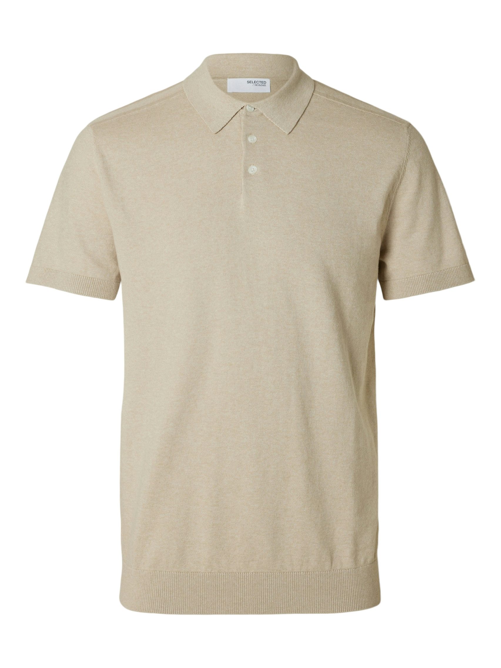 SELECTED HOMME Strickpullover GESTRICKTES POLO SHIRT günstig online kaufen