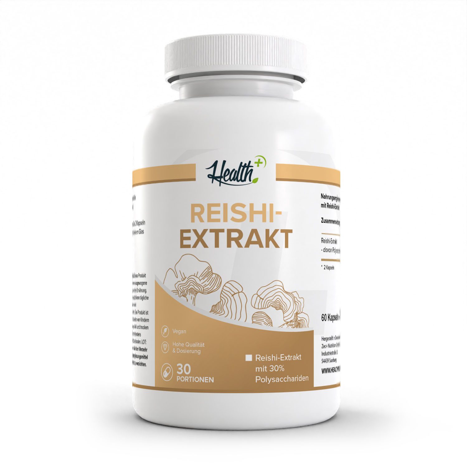 Zec+ Nutrition HEALTH+ REISHI, 60 Kapseln Kapsel