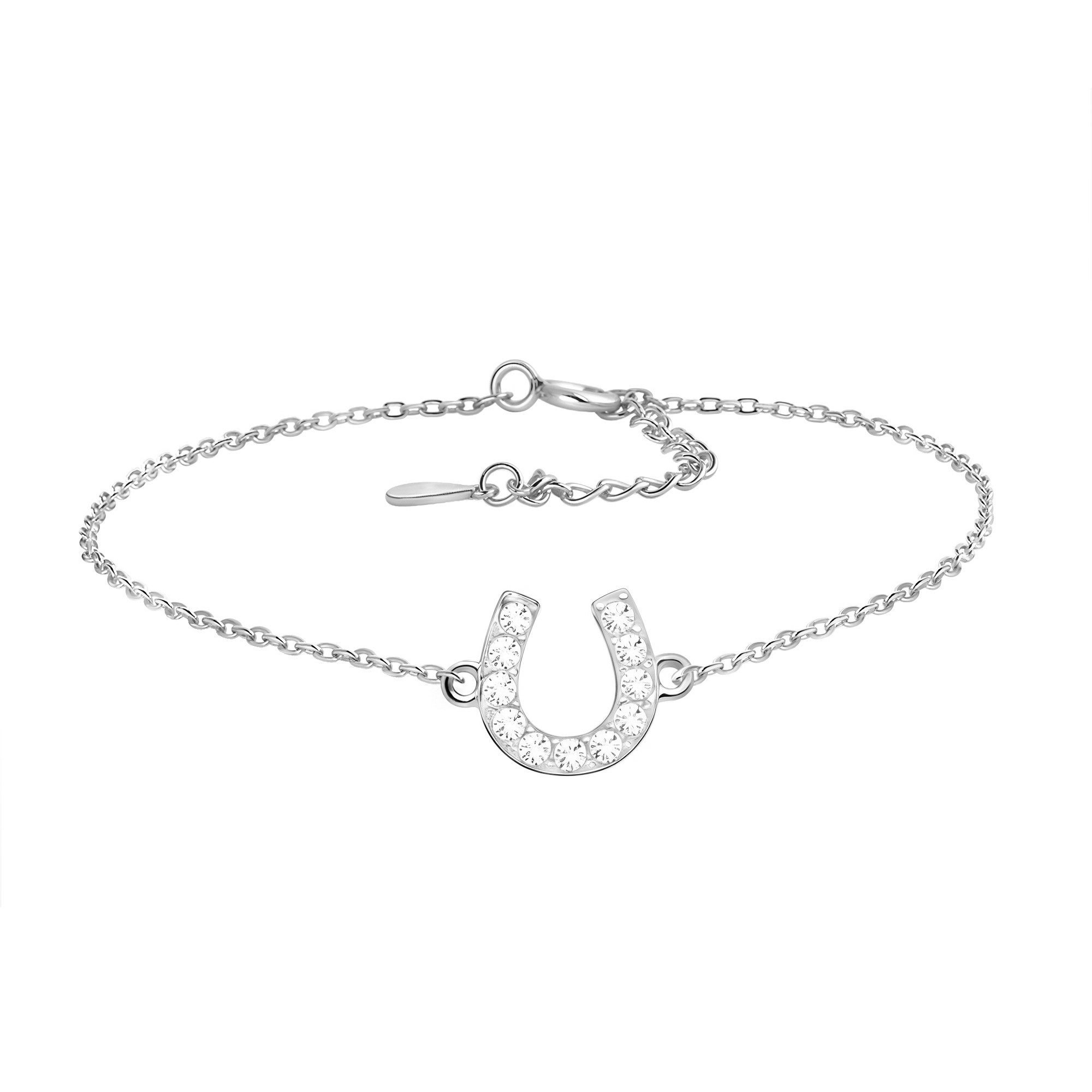 Sofia Milani Armband Hufeisen (Armband), 925 Silber Damen Schmuck - B0082
