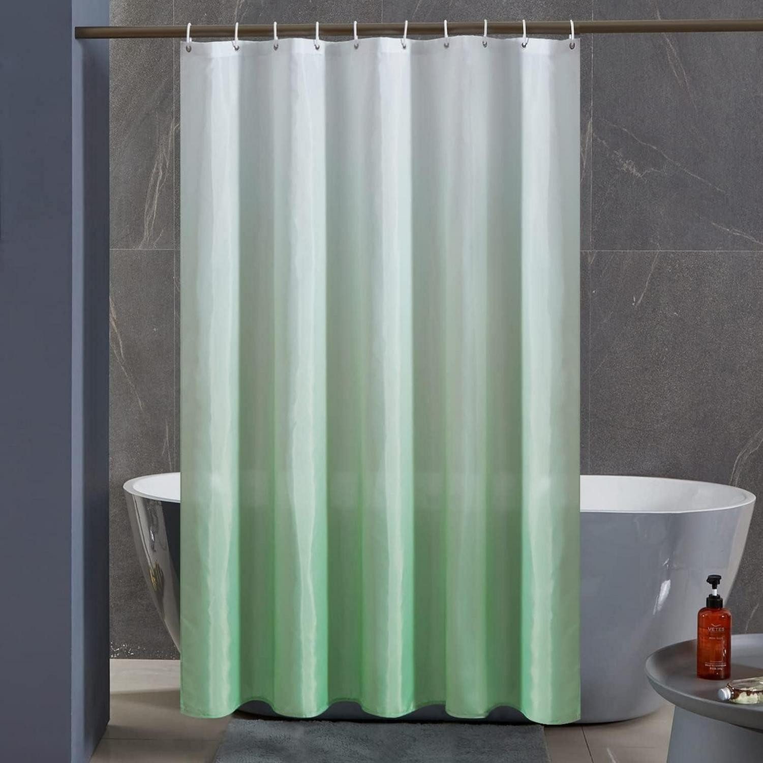 Duschvorhang Duschvorhang Textil Anti-schimmel Wasserdicht Waschbar 150x180cm