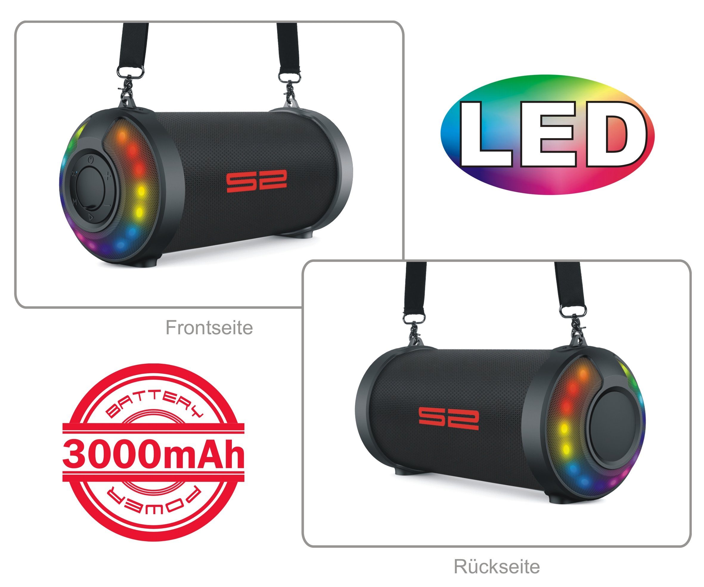 OUTMARK S-Tube Modell S2 Bluetooth-Lautsprecher (8,5 W)